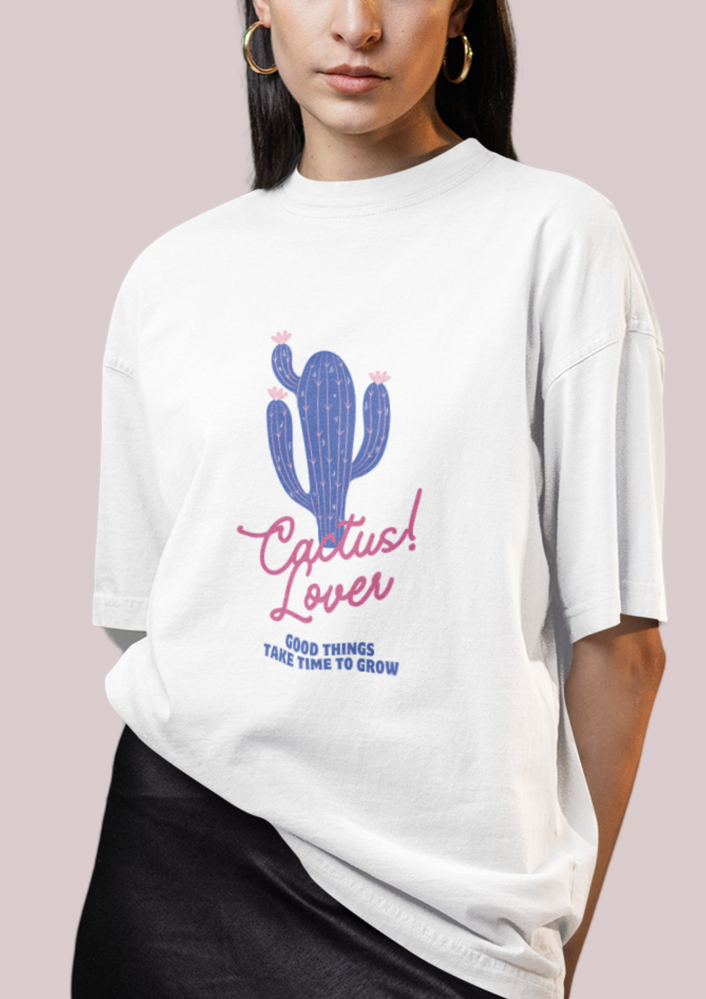 Good Things Take Time to Grow. Cactus Lover Unisex Jersey Tee