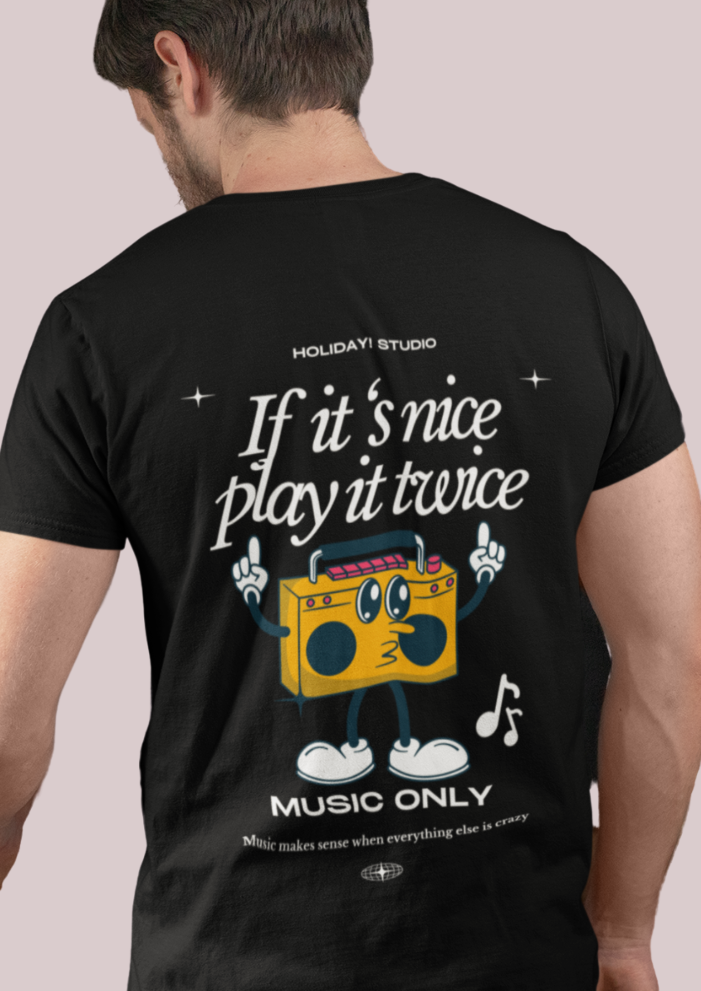 Music Only Graphic Tee – Unisex Jersey Short Sleeve T-Shirt – Perfect for Music Lovers
