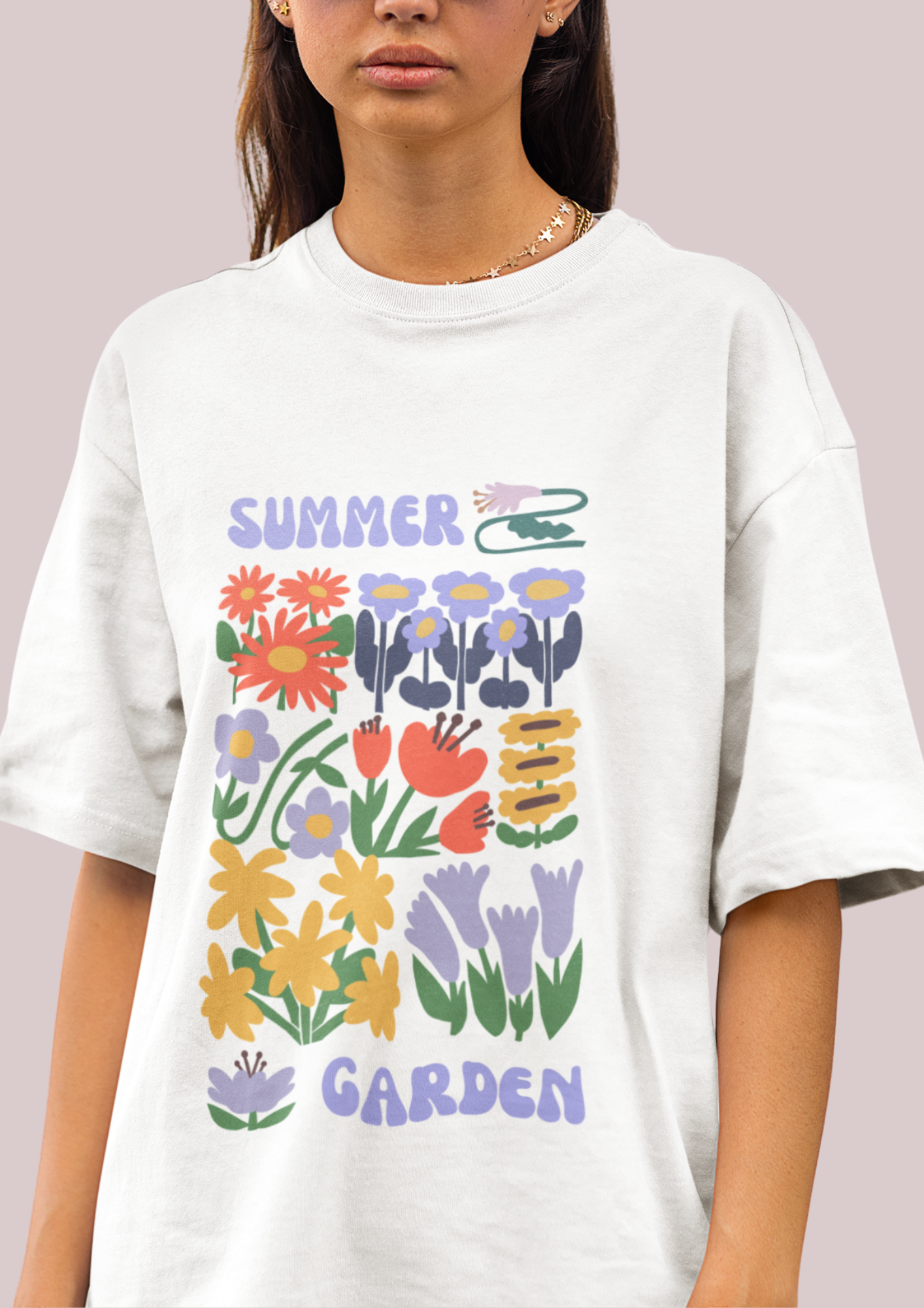 Summer Garden Unisex Softstyle T-Shirt - Floral Design for Nature Lovers