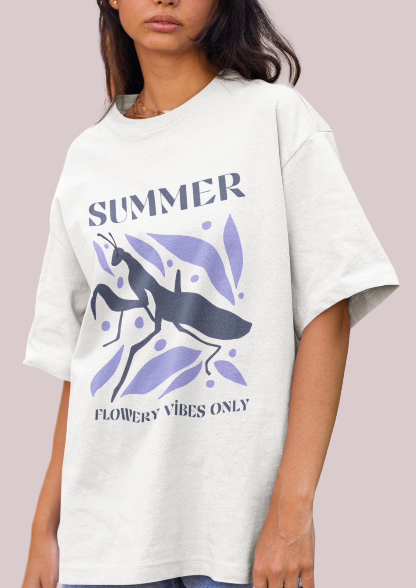 Summer Flower Vibes Unisex Softstyle T-Shirt