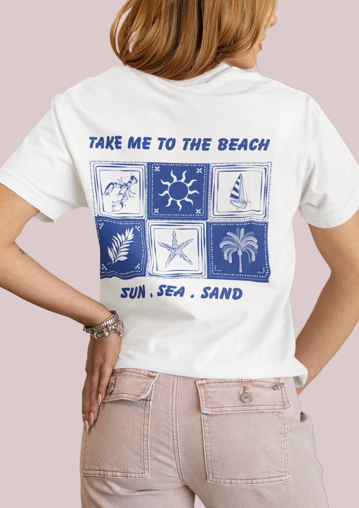 Take me to the beach, Beach Vibe Unisex Heavy Cotton Tee, Summer Tee, Vacation Shirt