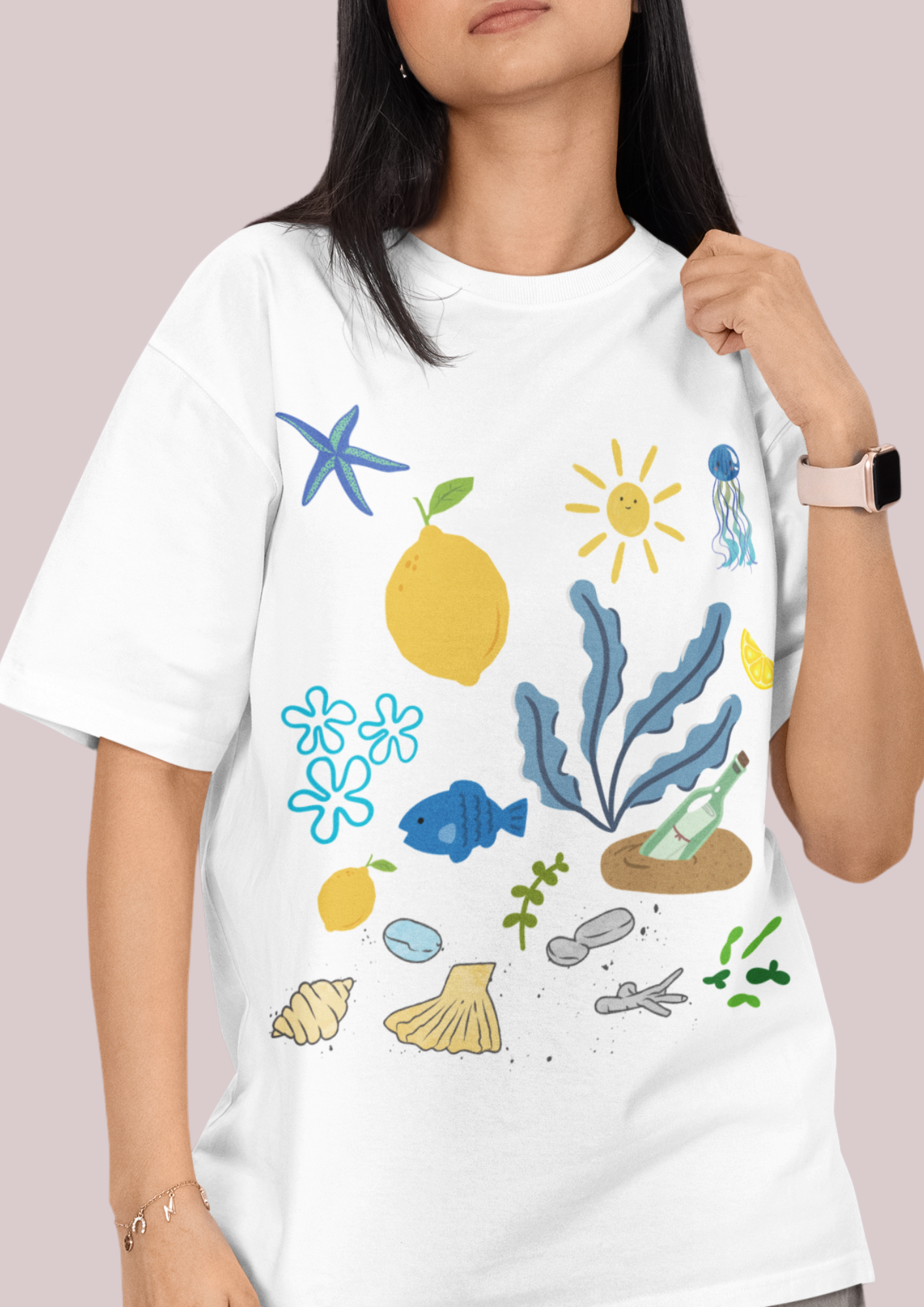 Coastal Vibes Unisex Heavy Cotton Tee | Beach-Themed T-Shirt, Summer Wear, Ocean Lover Gift, Vacation Outfit, Casual Style