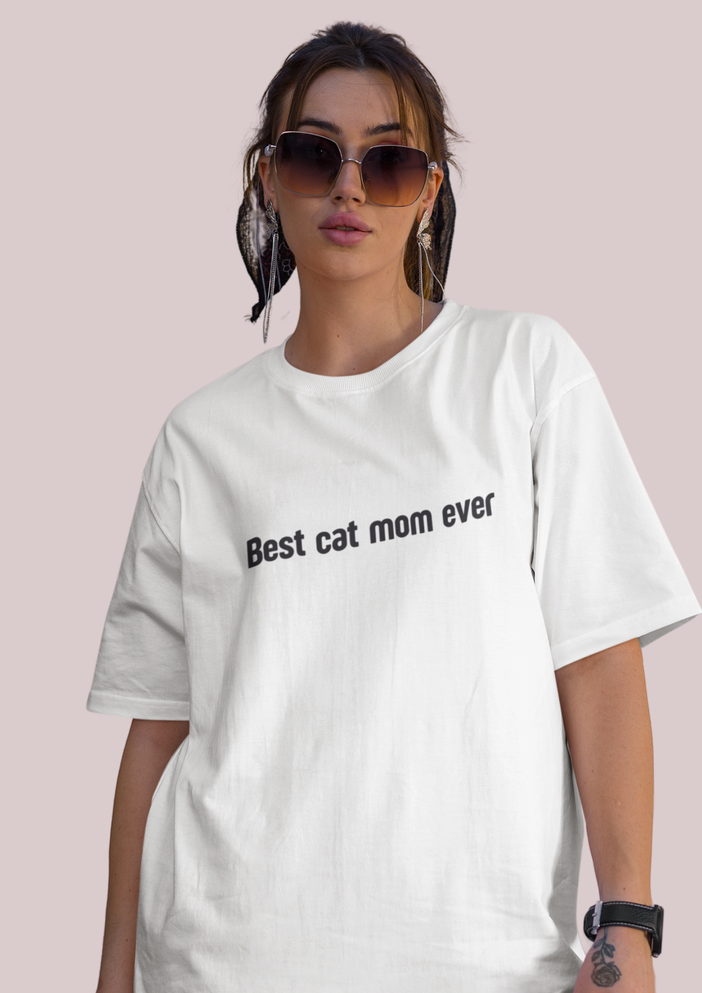 Best Cat Mom Ever Unisex Heavy Cotton Tee | Perfect Gift for Cat Lovers