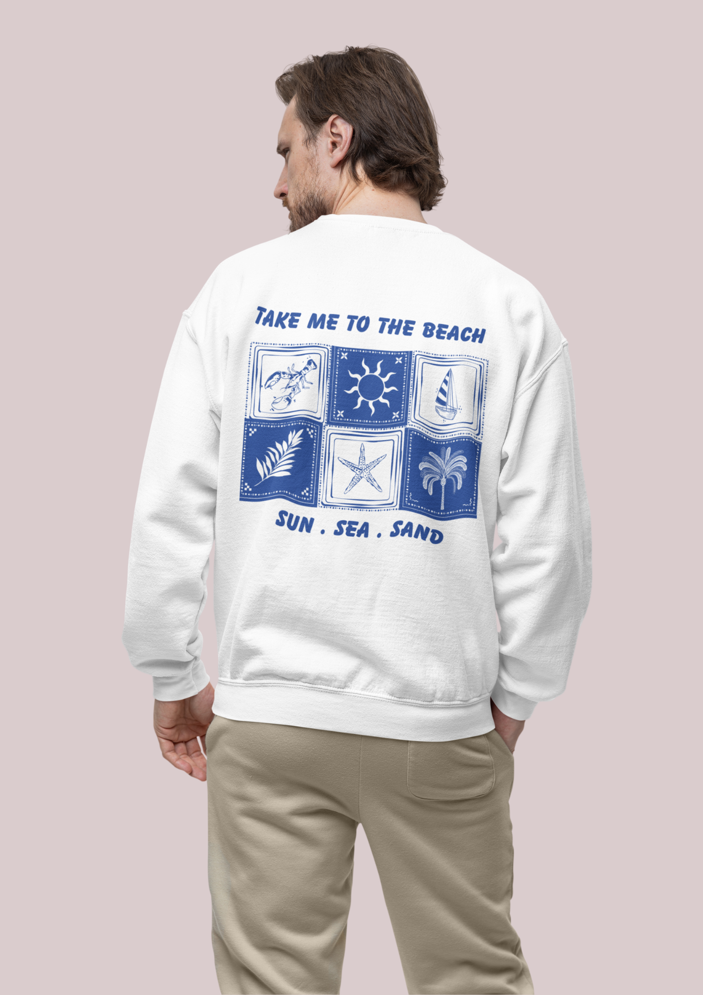 Take me to the beach-Beach Vibes Sweatshirt Crewneck.