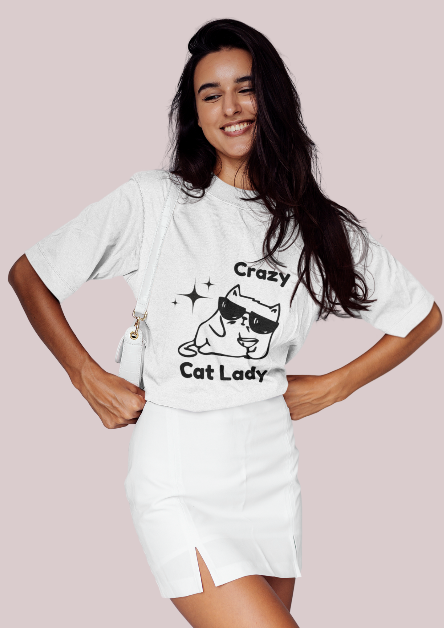 Crazy Cat Lady Unisex Heavy Cotton Tee - Fun Gift for Cat Lovers