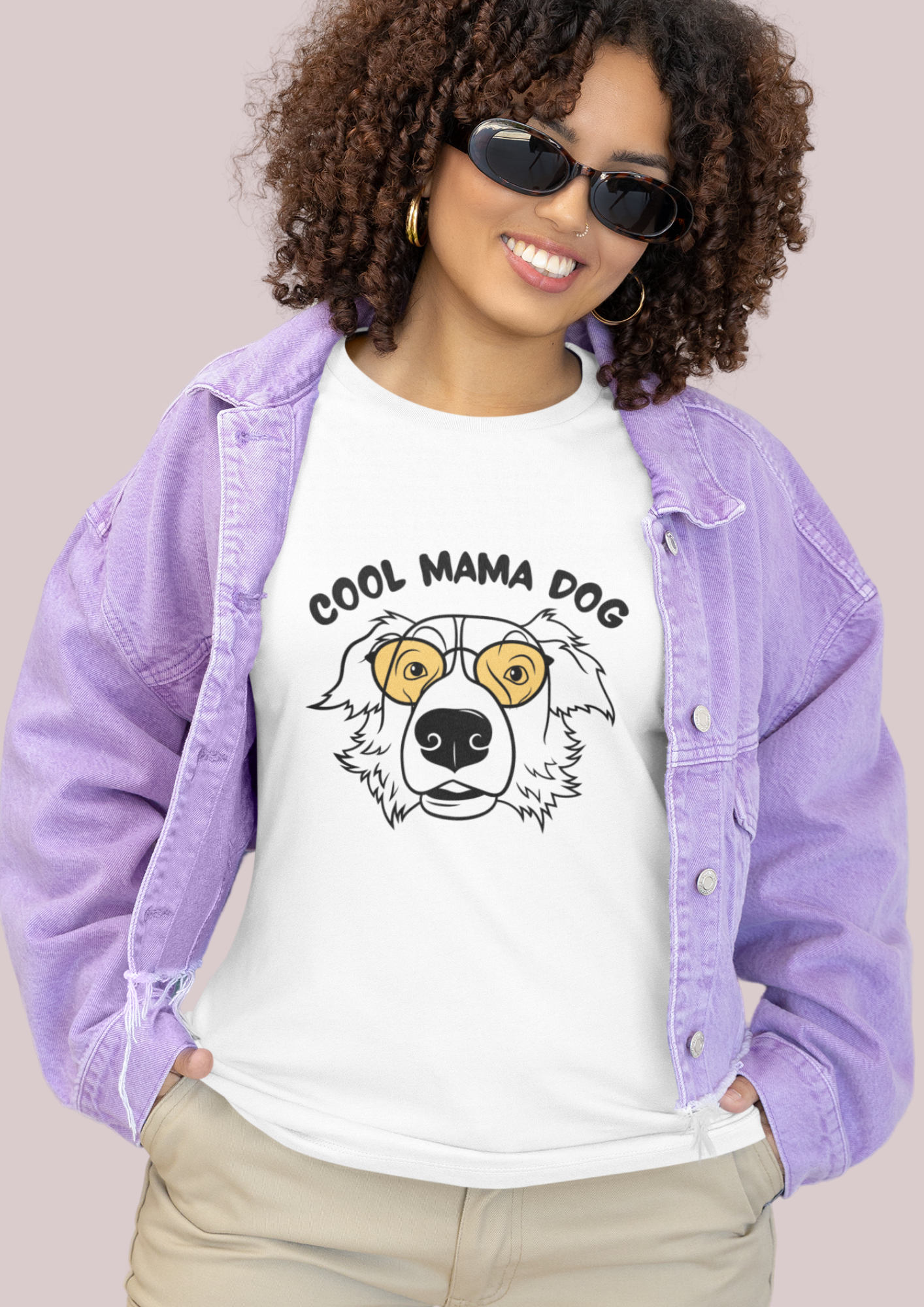Cool Mama Dog Unisex Short Sleeve Tee - Perfect Gift for Dog Lovers