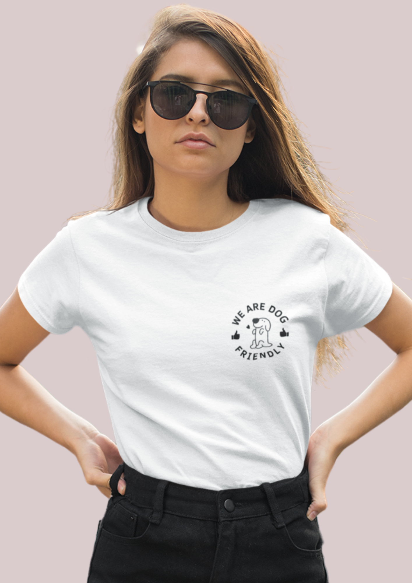 We Are Dog Friendly Tee | Unisex Jersey Short Sleeve Dog Lover T-Shirt