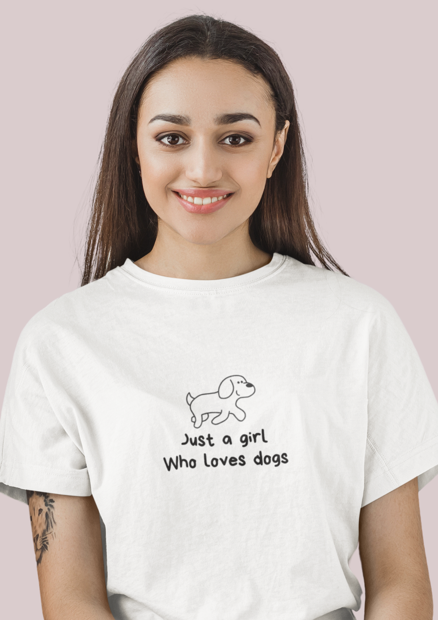 Dog Lover Unisex Tee - 'Just a Girl Who Loves Dogs'