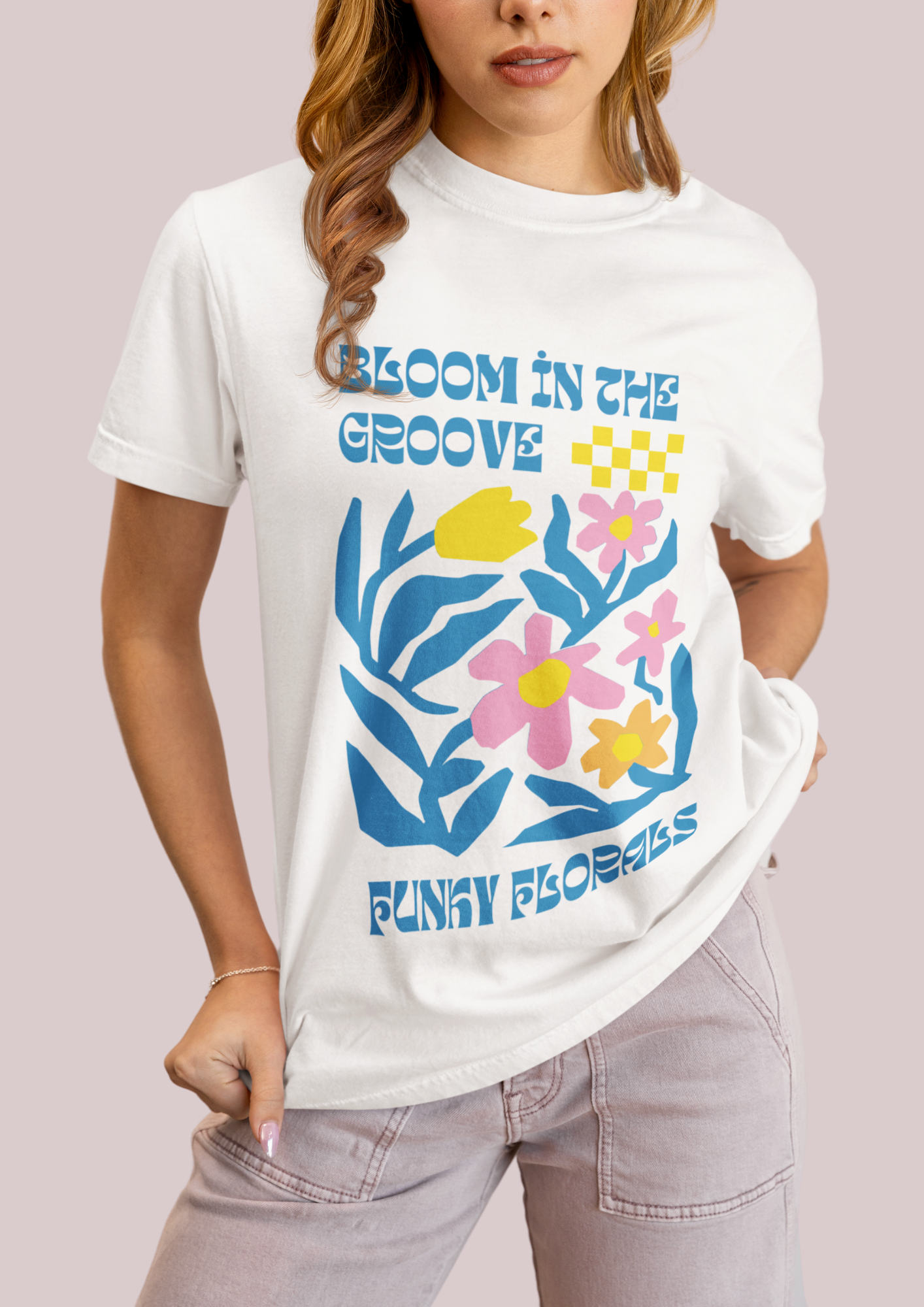 Bloom in the Groove Floral Unisex T-Shirt