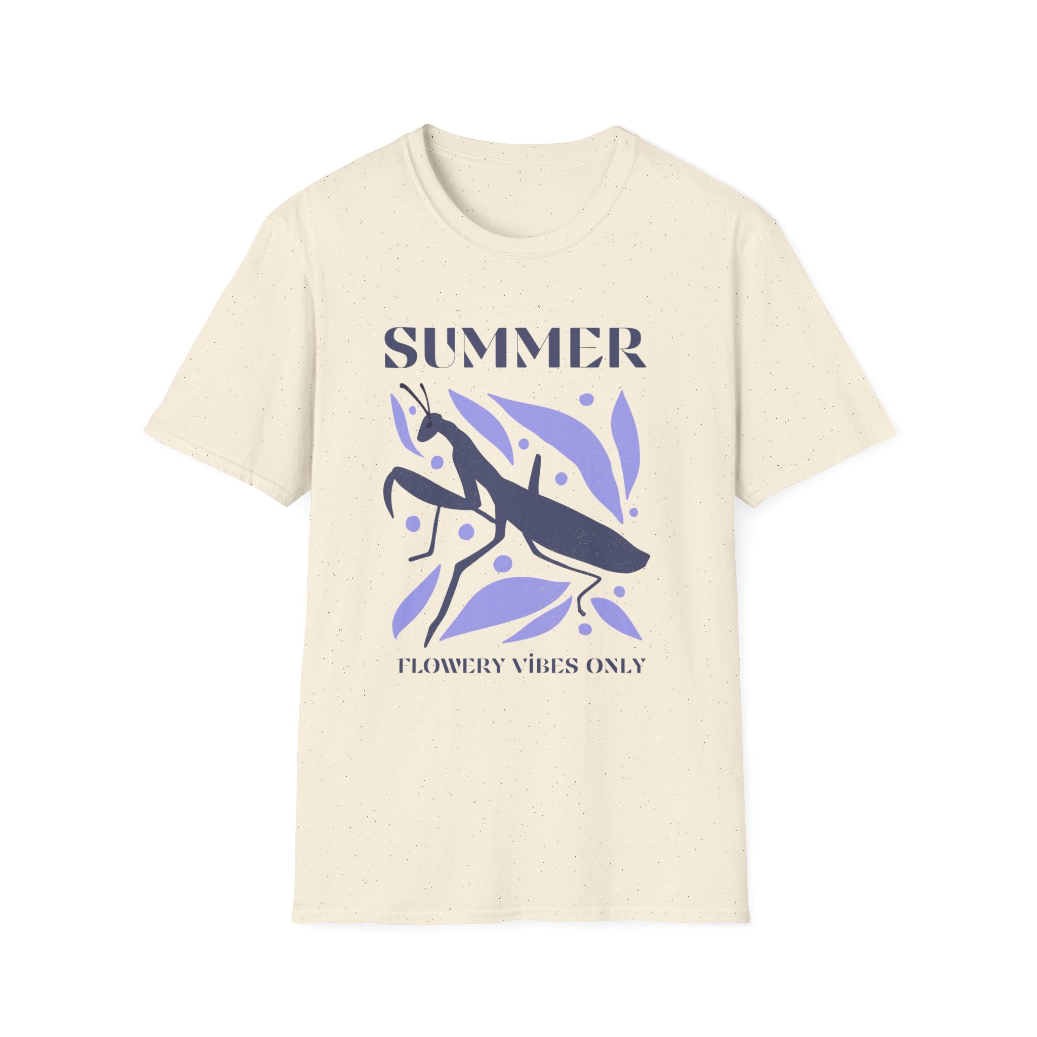 Summer Flower Vibes Unisex Softstyle T-Shirt