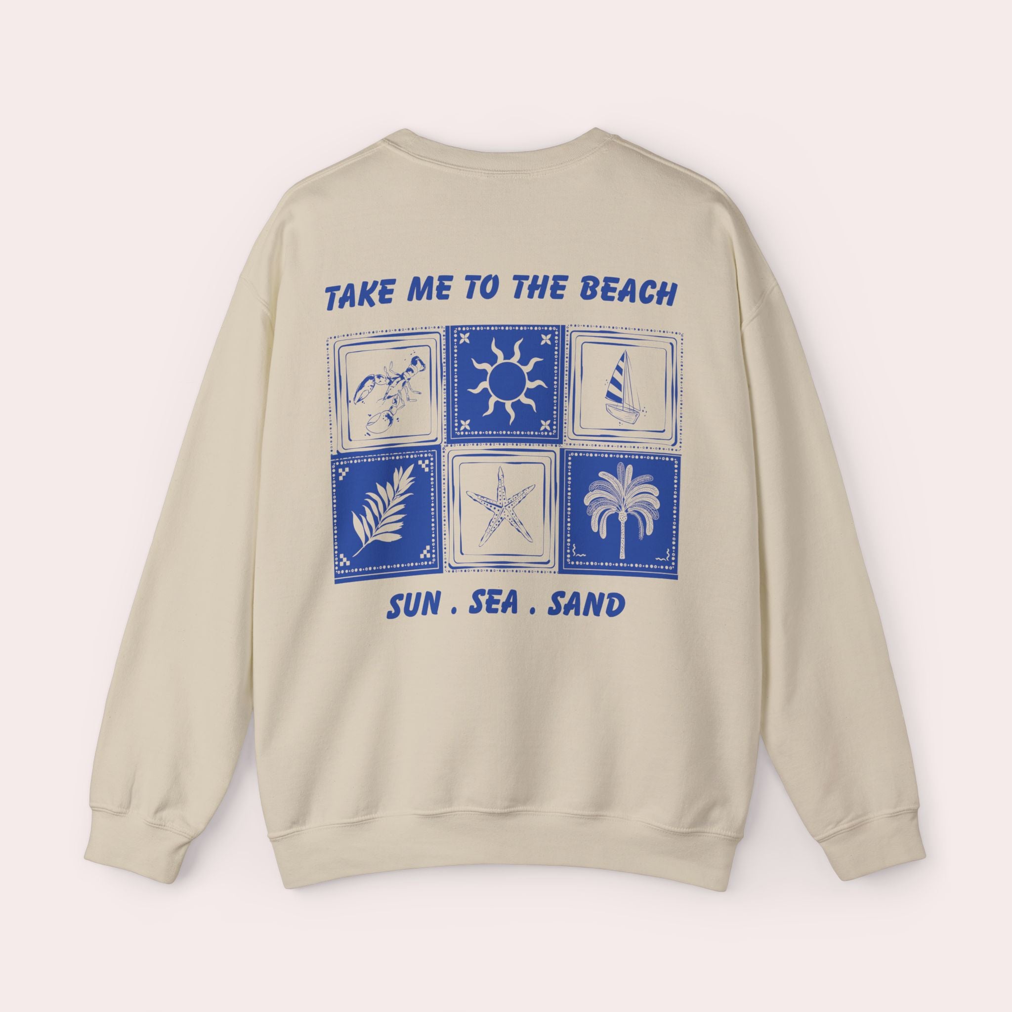 Take me to the beach-Beach Vibes Sweatshirt  Crewneck.