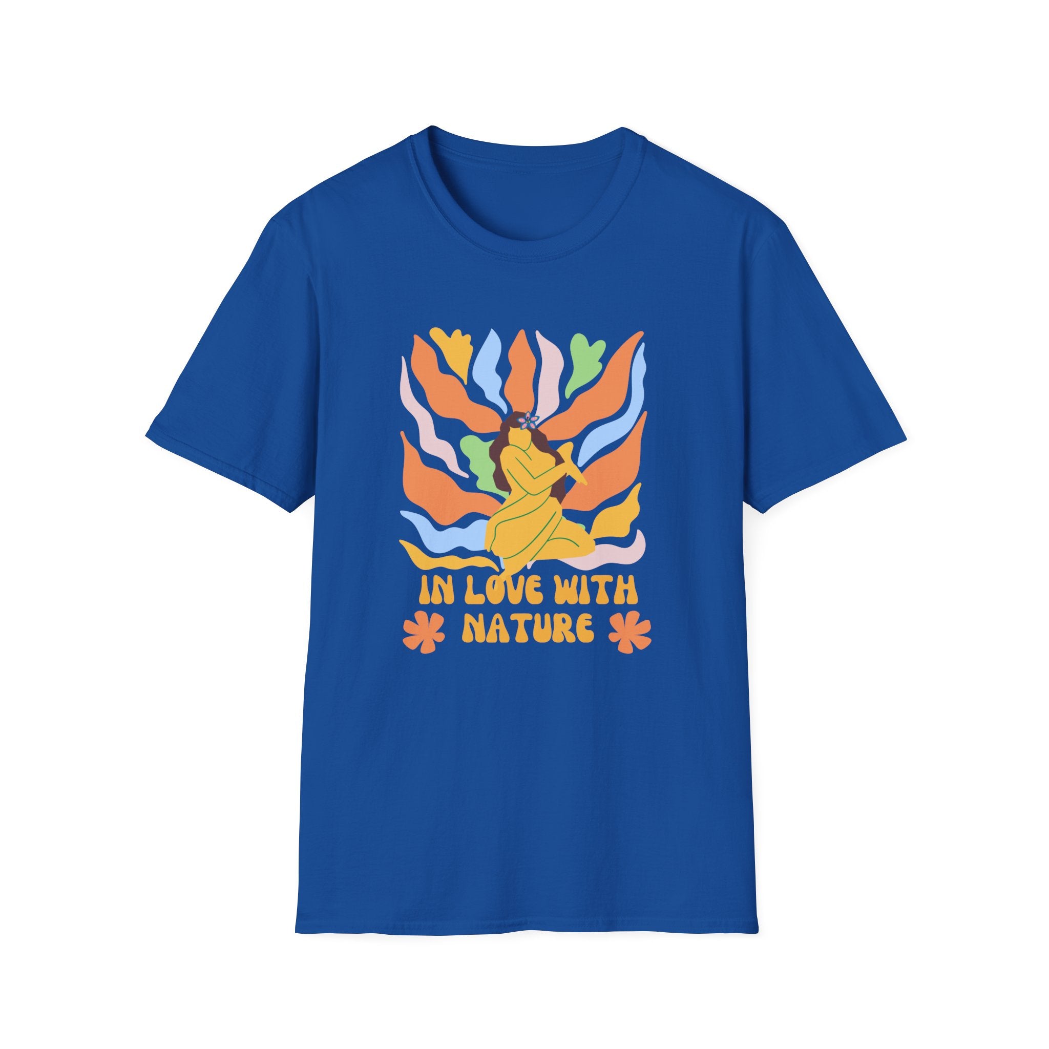 In Love With Nature,Eco-Friendly Tee,Unisex Softstyle T-Shirt