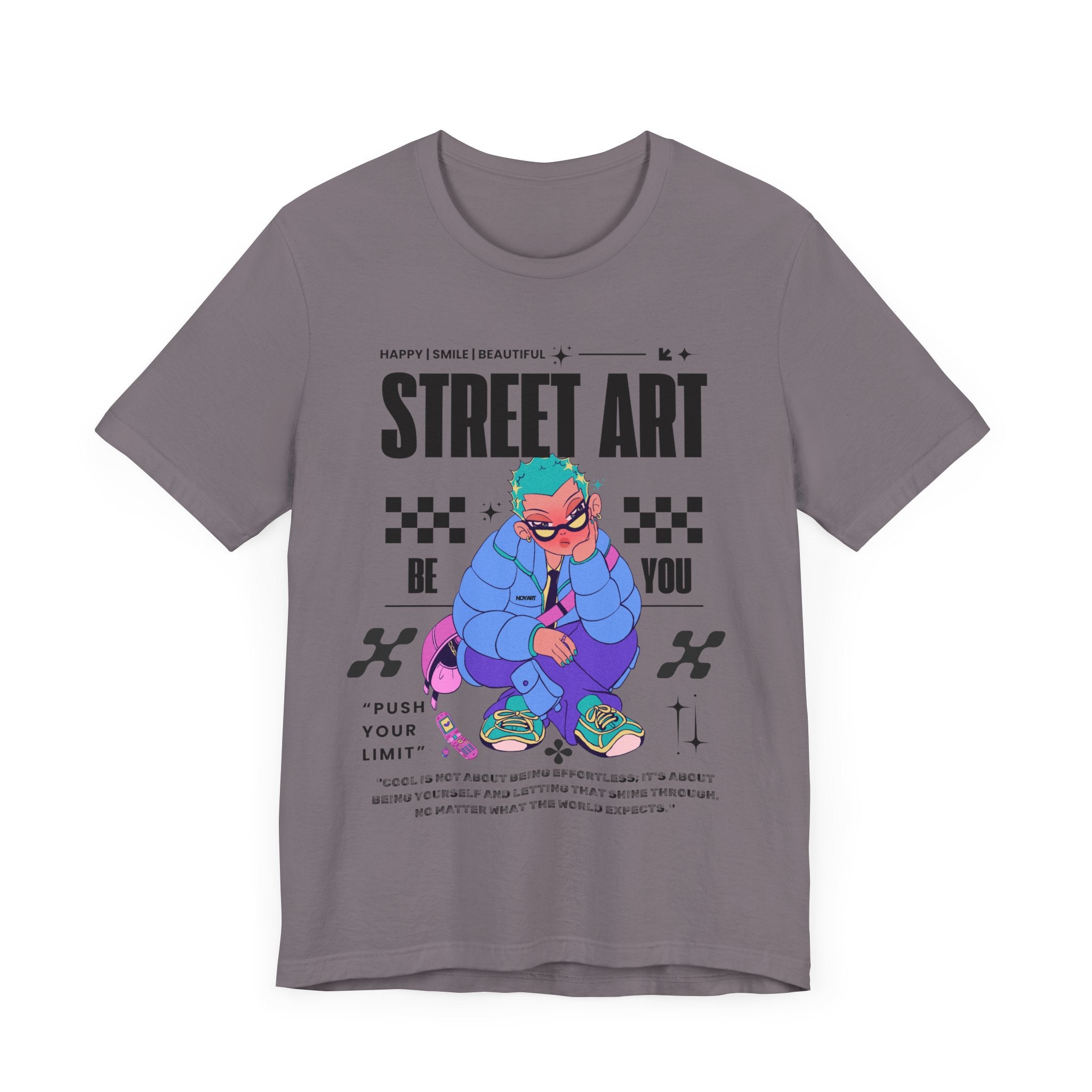 Street Art Inspiration Unisex Tee - Be You, Push Your Limit