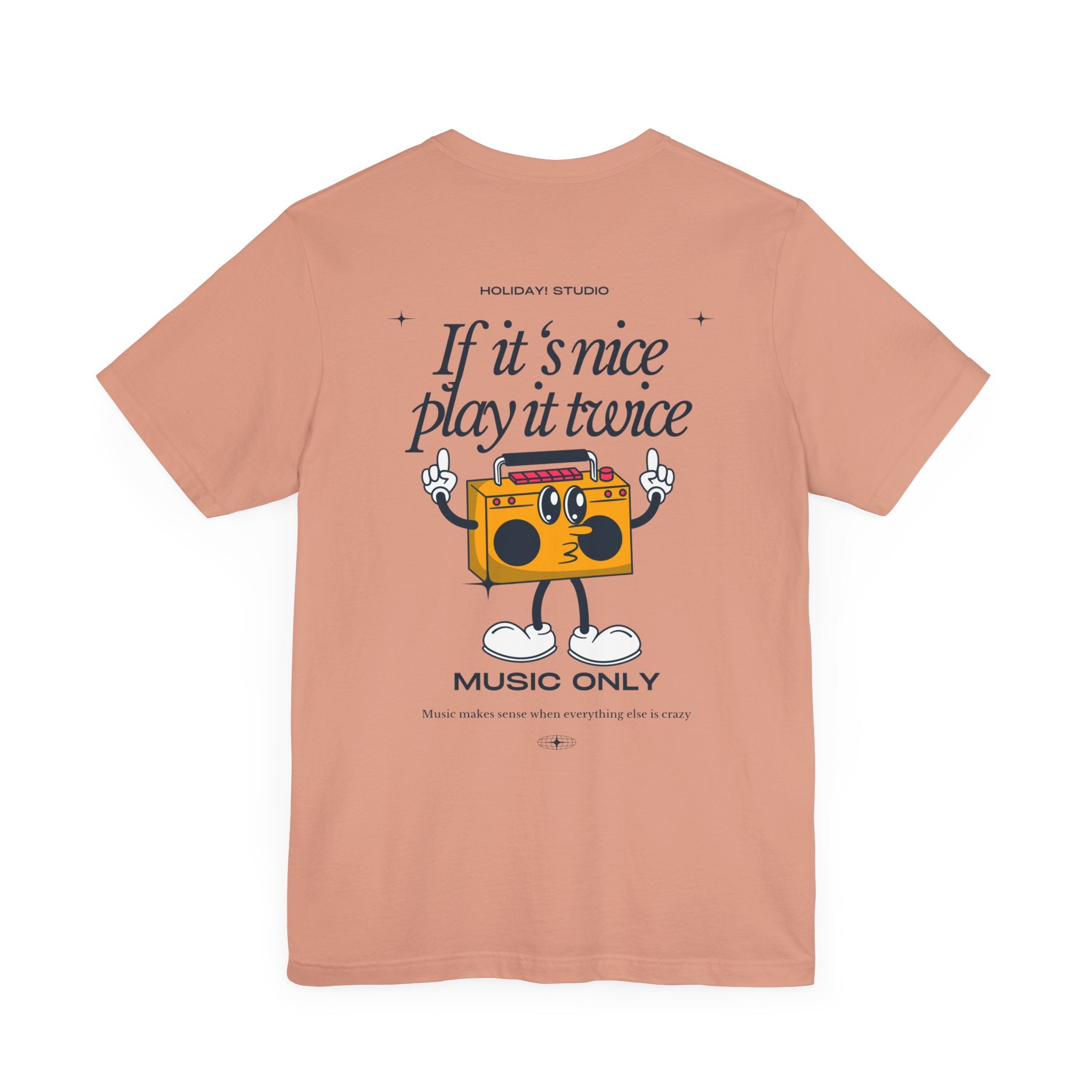 Unisex Music Only Graphic Tee - Celebrate Your Love for Music