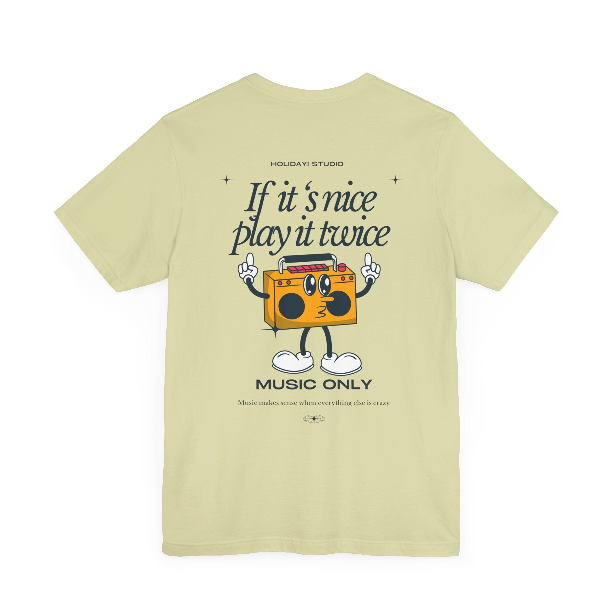 Unisex Music Only Graphic Tee - Celebrate Your Love for Music