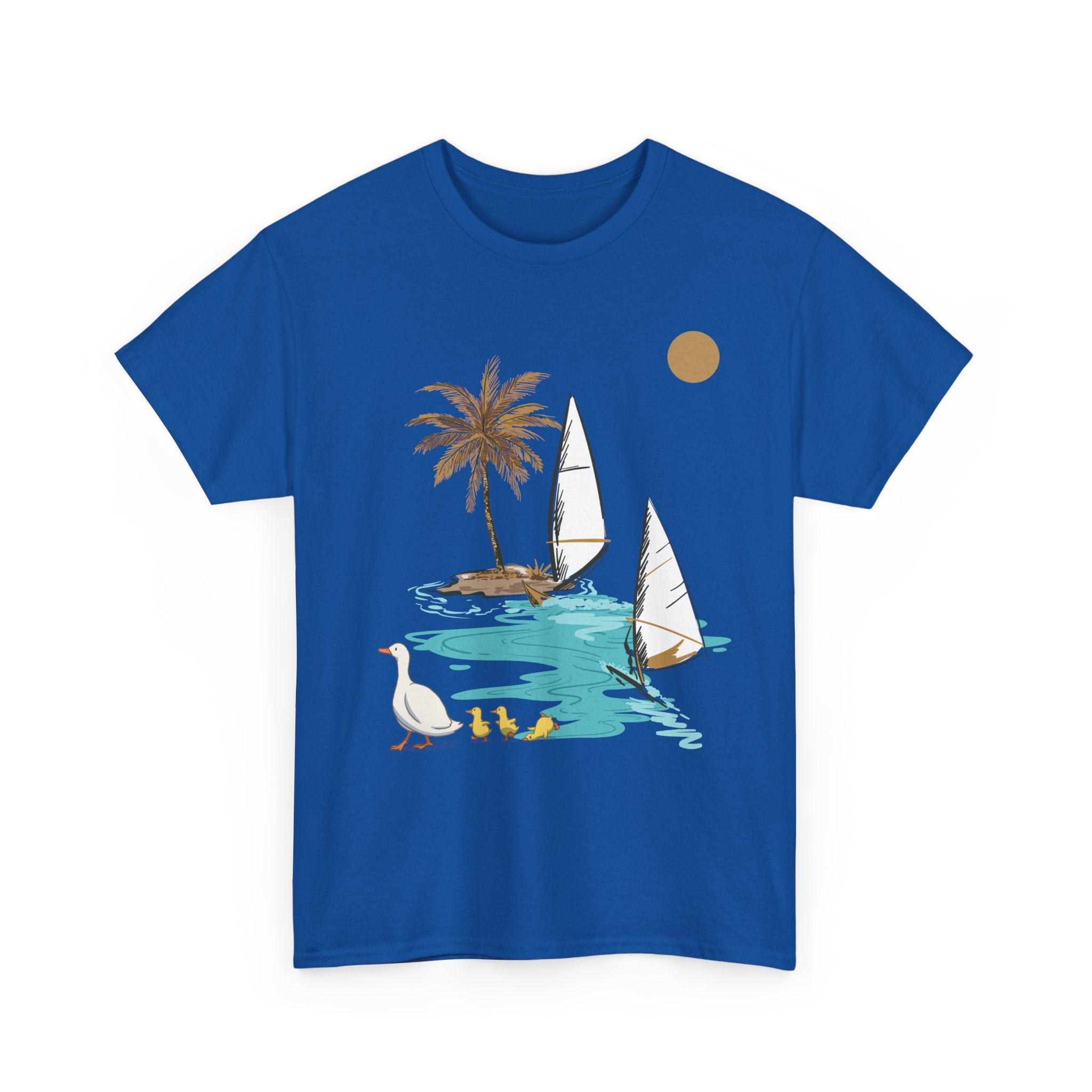 Tropical Paradise Unisex Heavy Cotton Tee – Summer Vibe Apparel