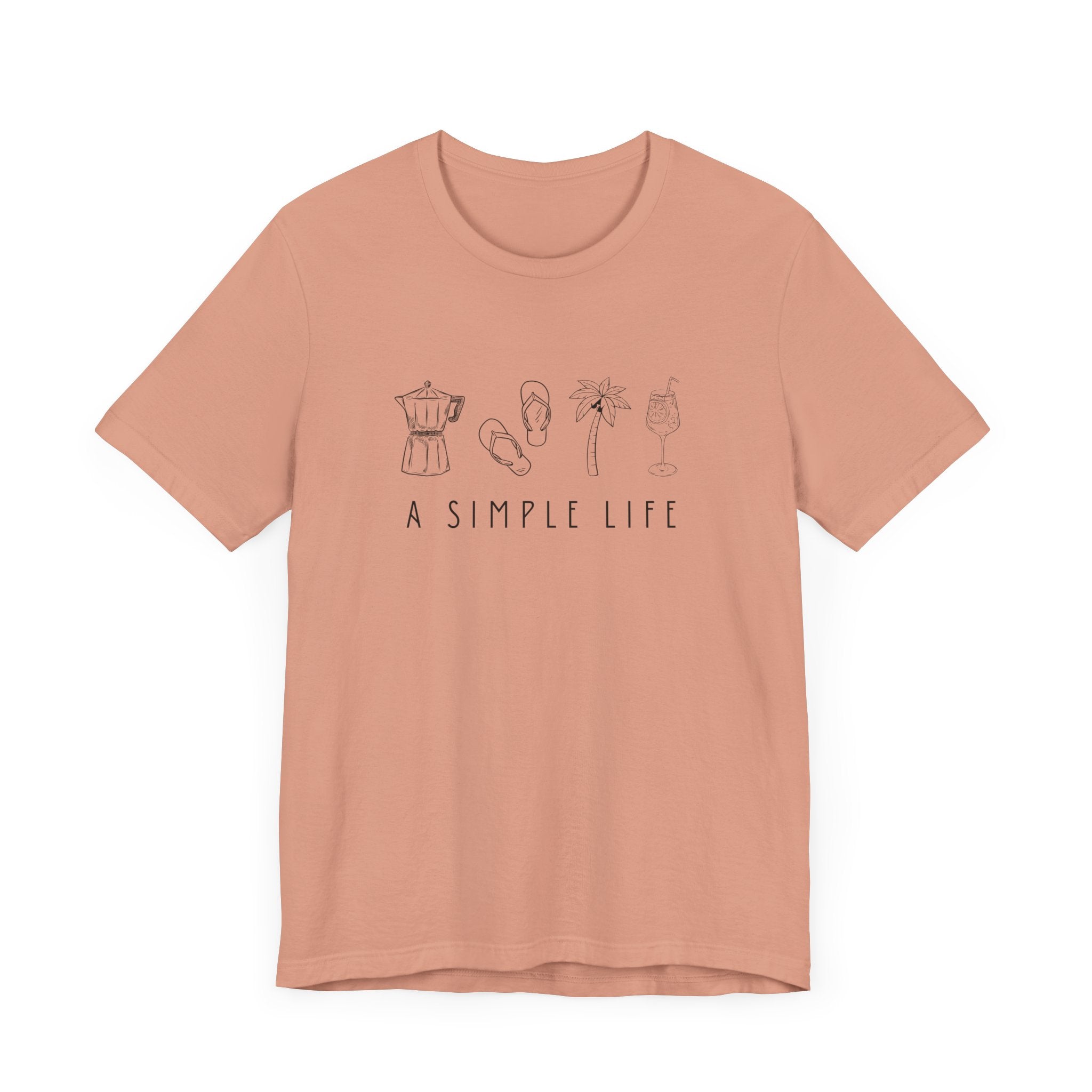 A Simple Life Unisex Jersey Tee - Relaxed Fit Casual T-Shirt
