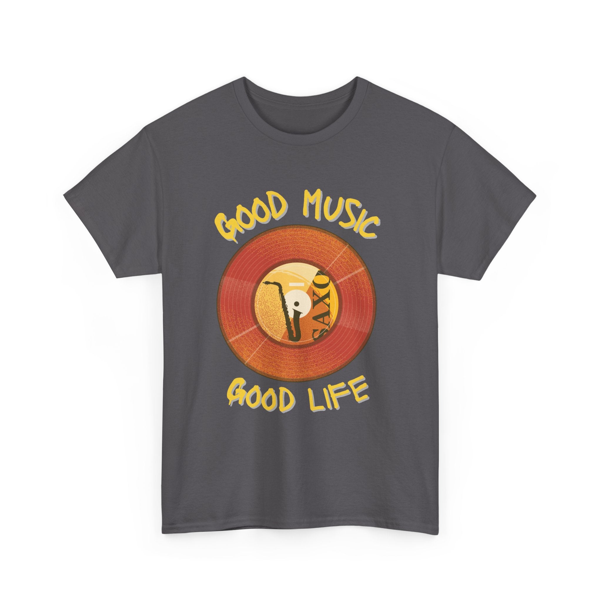 Good Music Good Life Unisex Heavy Cotton Tee