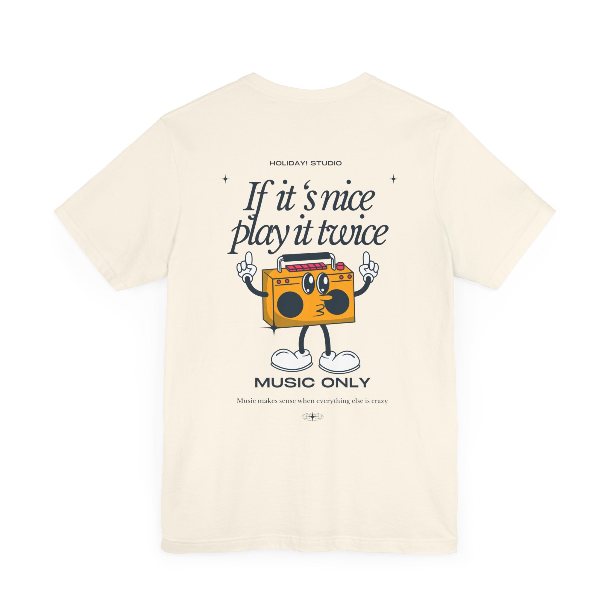 Unisex Music Only Graphic Tee - Celebrate Your Love for Music