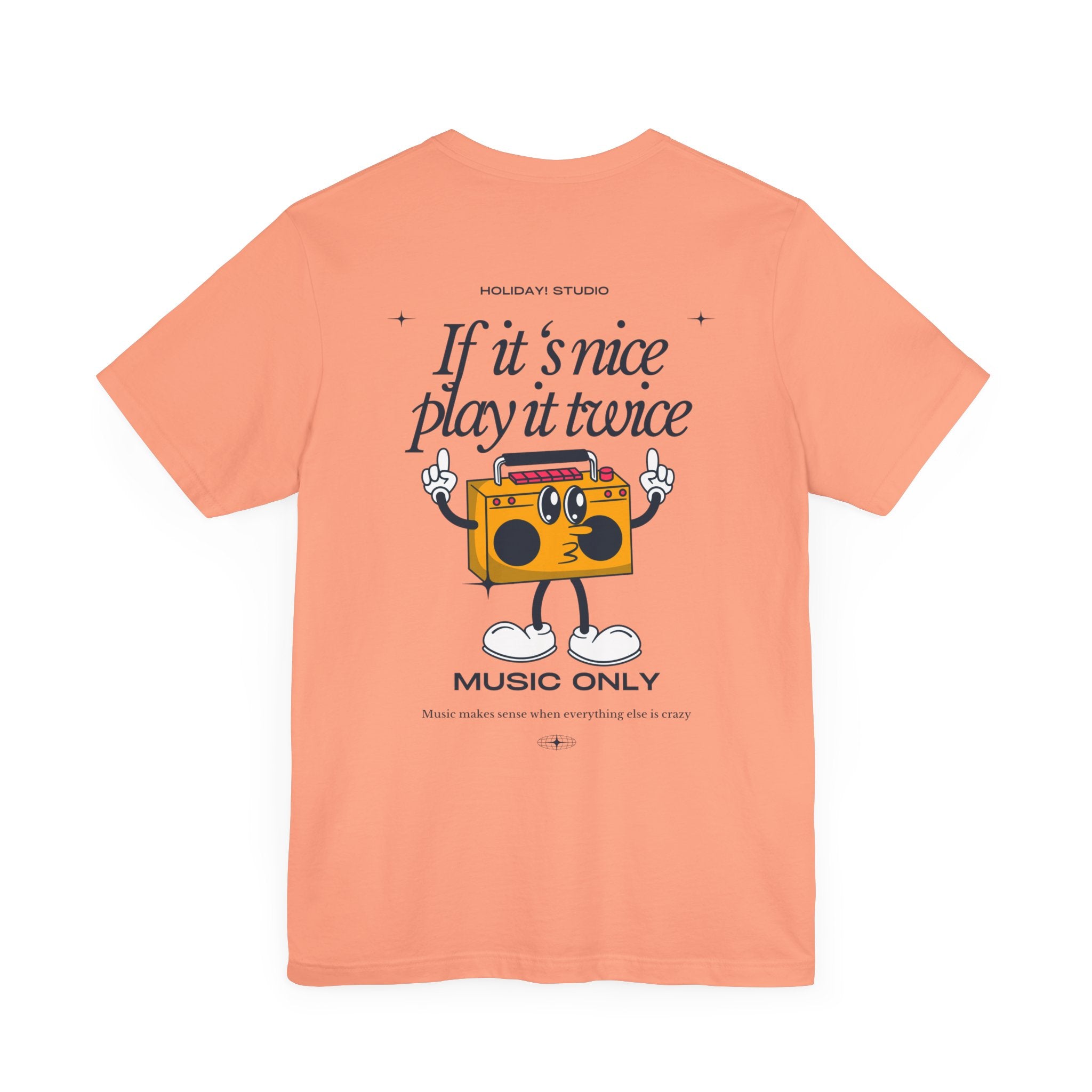 Unisex Music Only Graphic Tee - Celebrate Your Love for Music