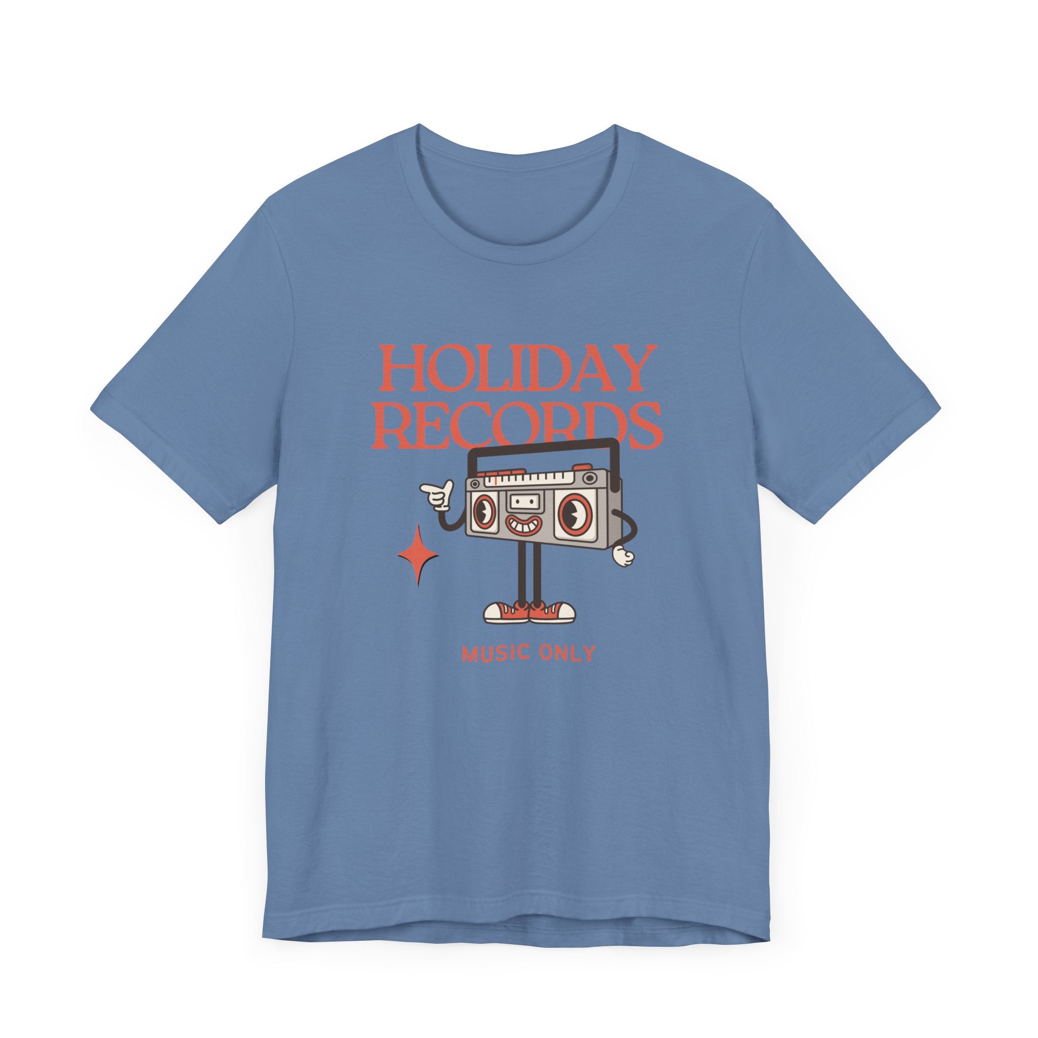Holiday Records Music Only Unisex Tee - Retro Vibe T-Shirt for Music Lovers