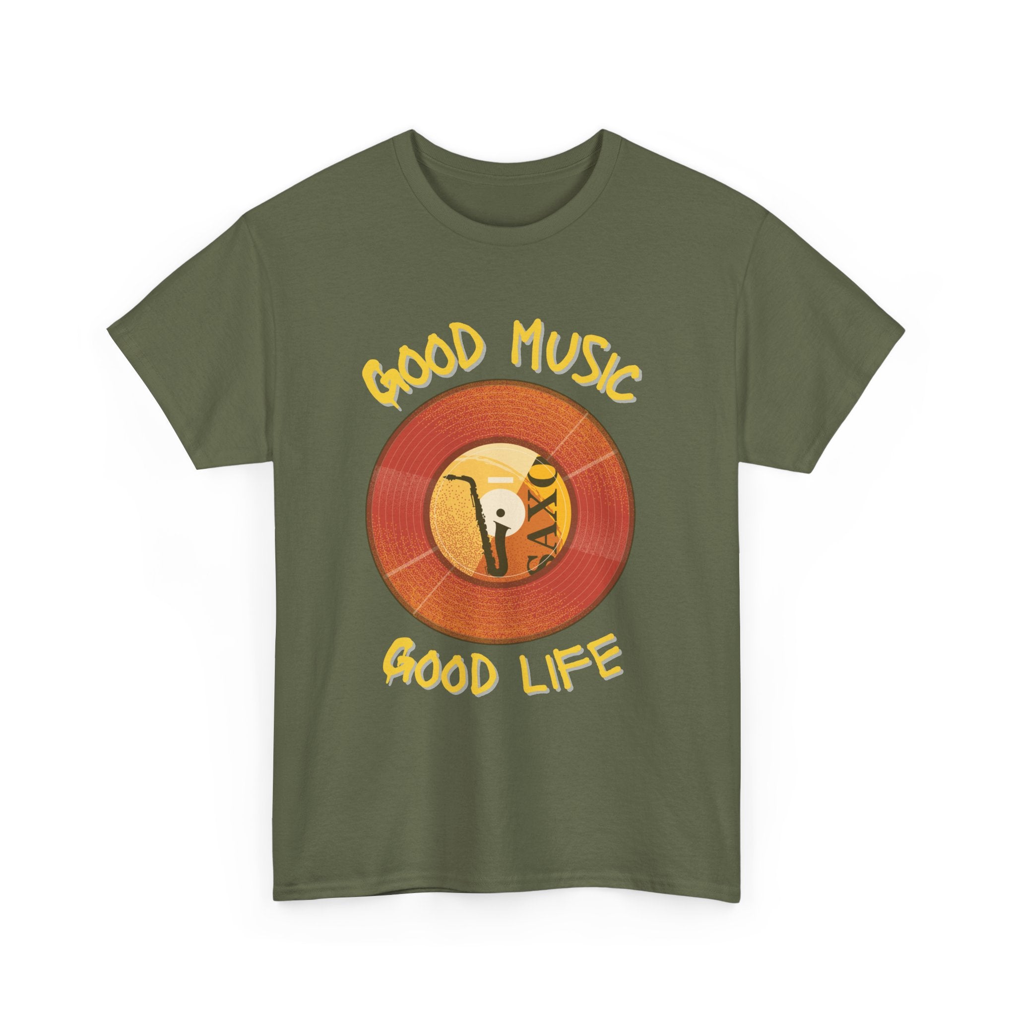 Good Music Good Life Unisex Heavy Cotton Tee