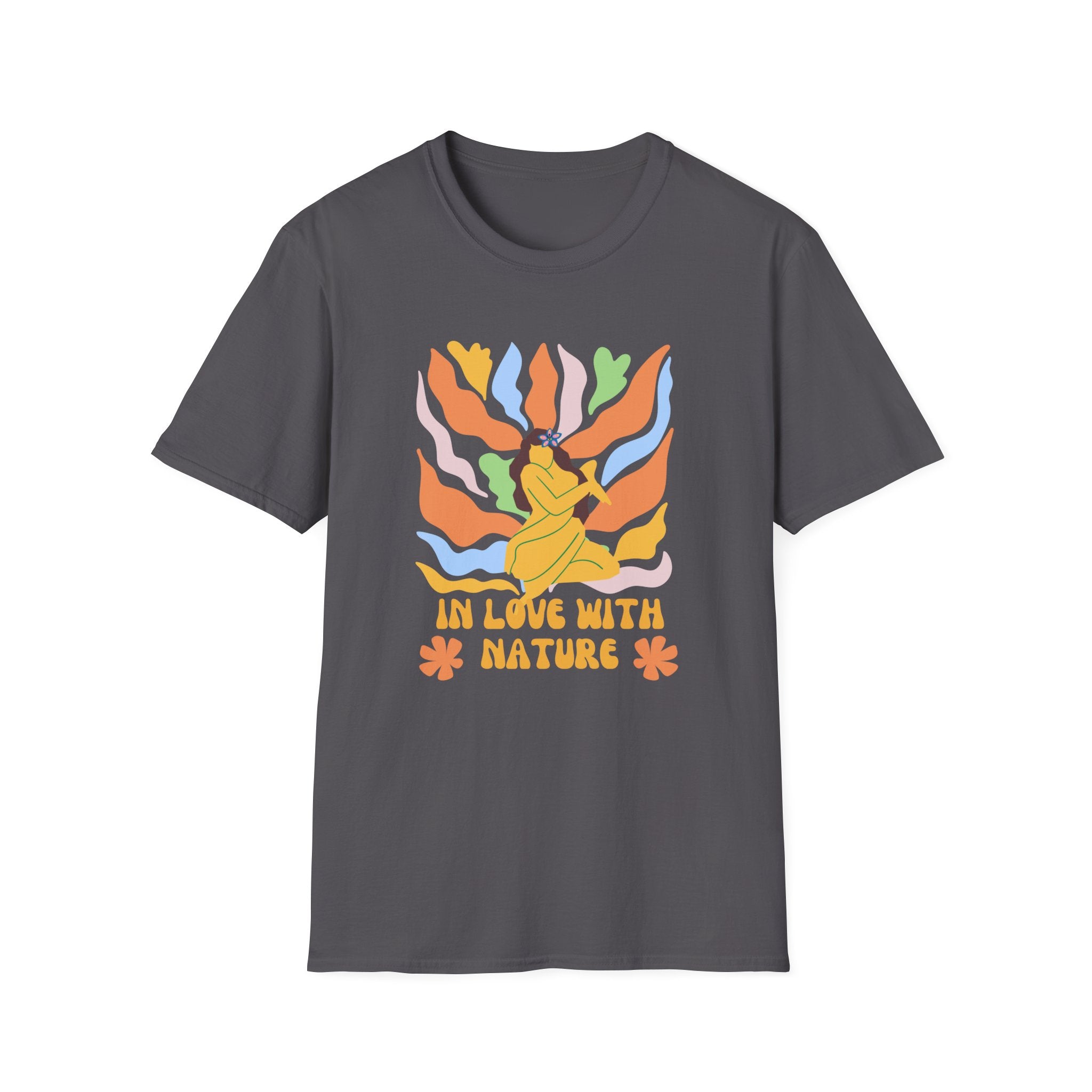 In Love With Nature,Eco-Friendly Tee,Unisex Softstyle T-Shirt