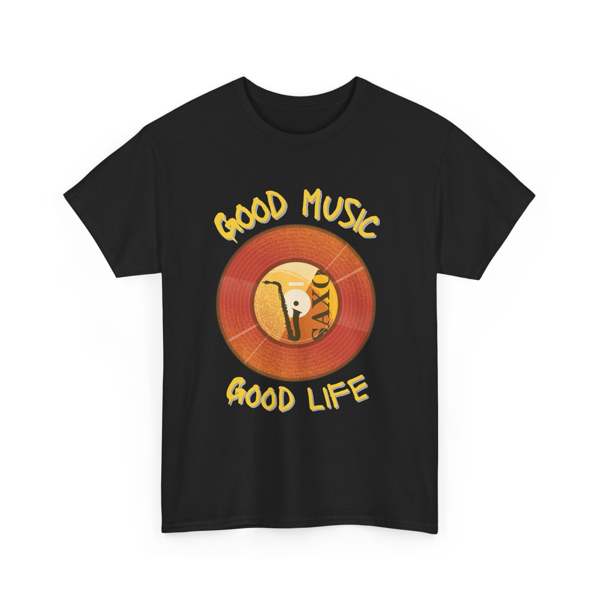 Good Music Good Life Unisex Heavy Cotton Tee