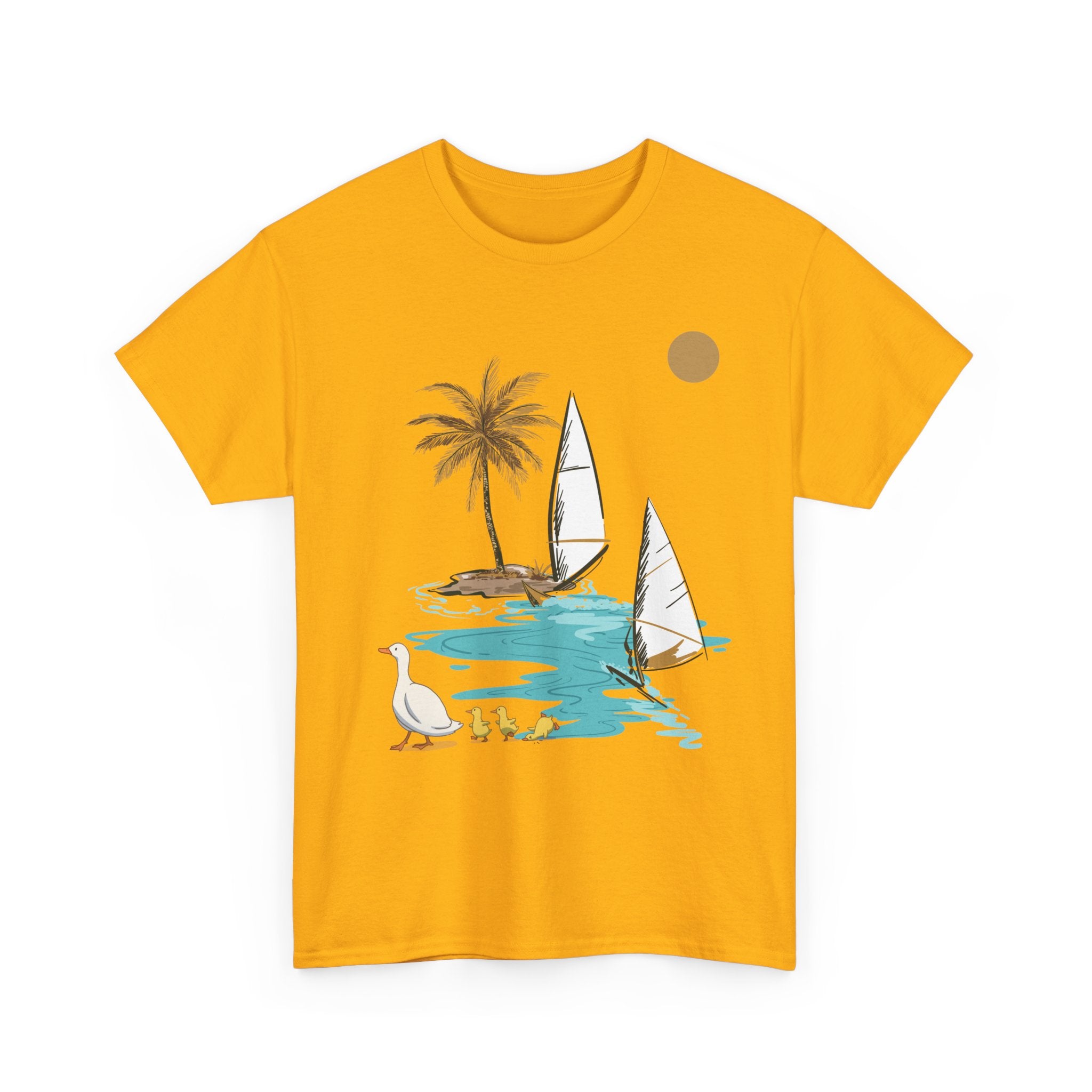 Tropical Paradise Unisex Heavy Cotton Tee – Summer Vibe Apparel