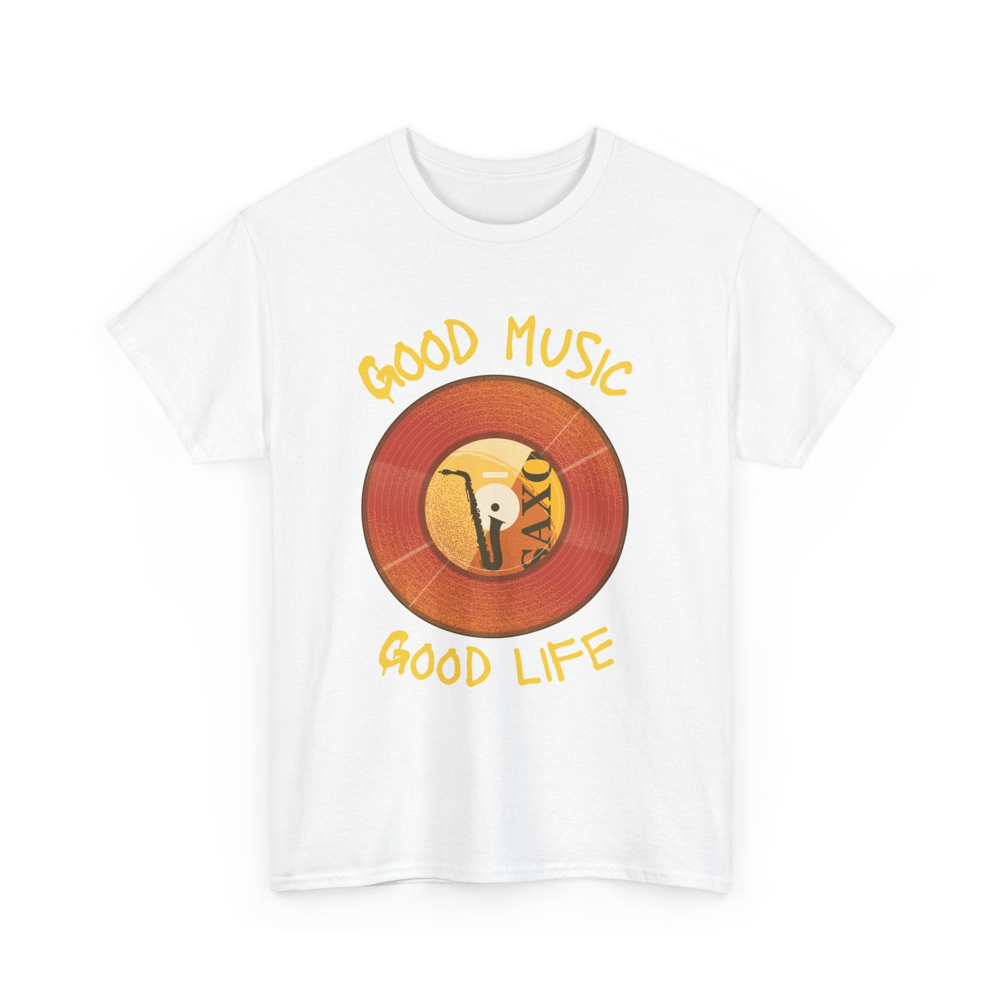 Good Music Good Life Unisex Heavy Cotton Tee