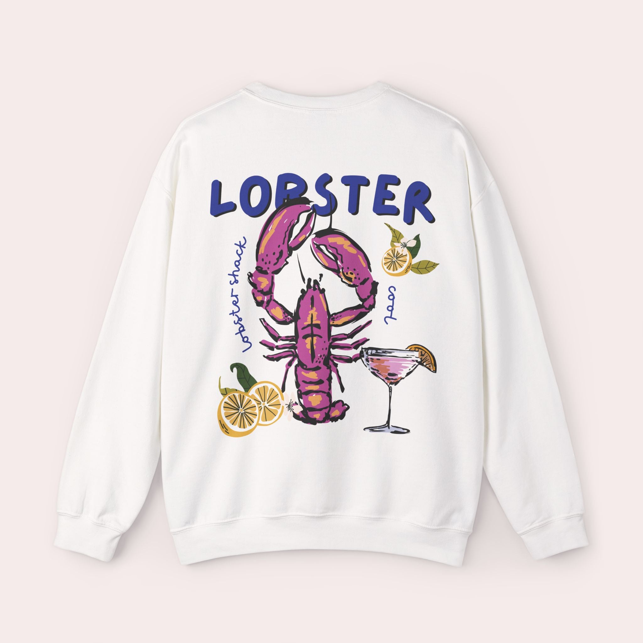 Colorful Lobster Crewneck Sweatshirt