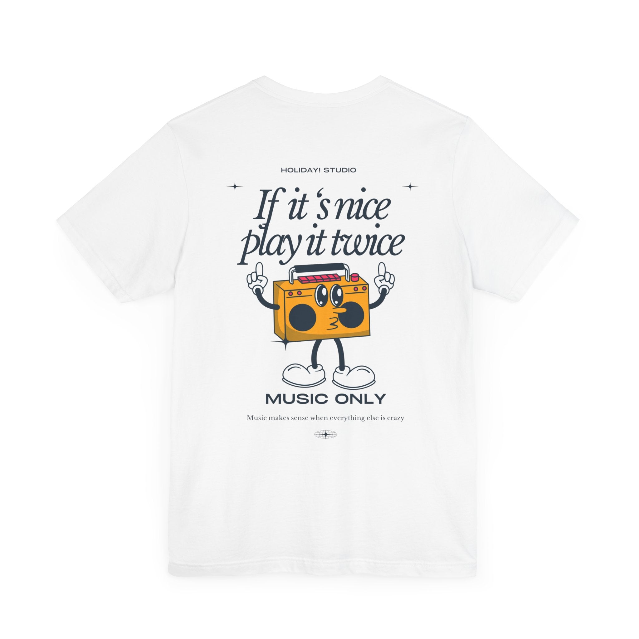 Unisex Music Only Graphic Tee - Celebrate Your Love for Music