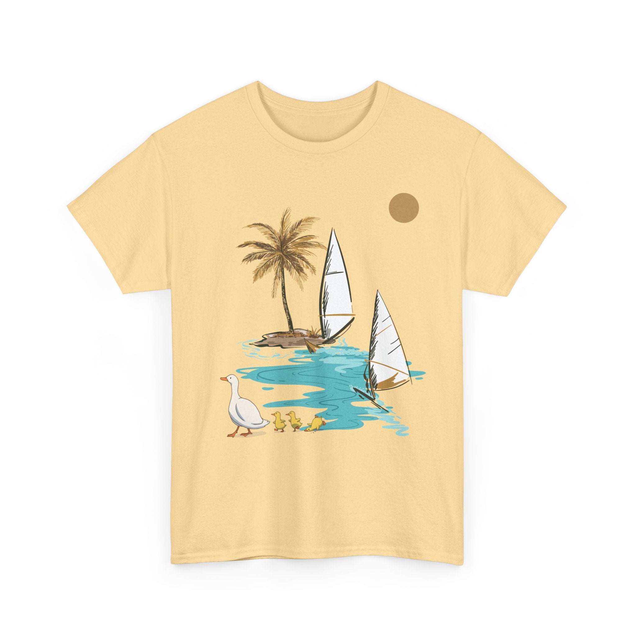 Tropical Paradise Unisex Heavy Cotton Tee – Summer Vibe Apparel