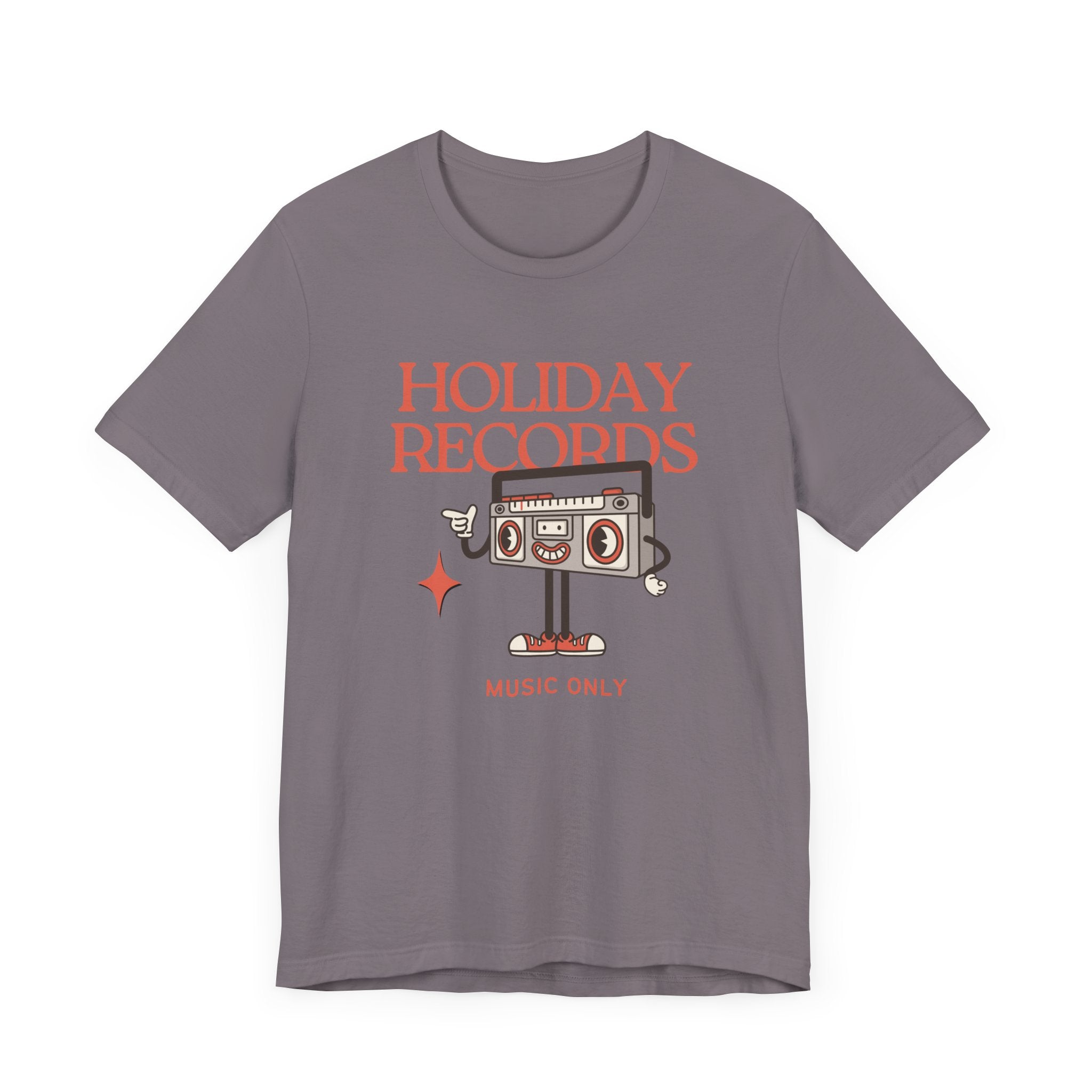 Holiday Records Music Only Unisex Tee - Retro Vibe T-Shirt for Music Lovers