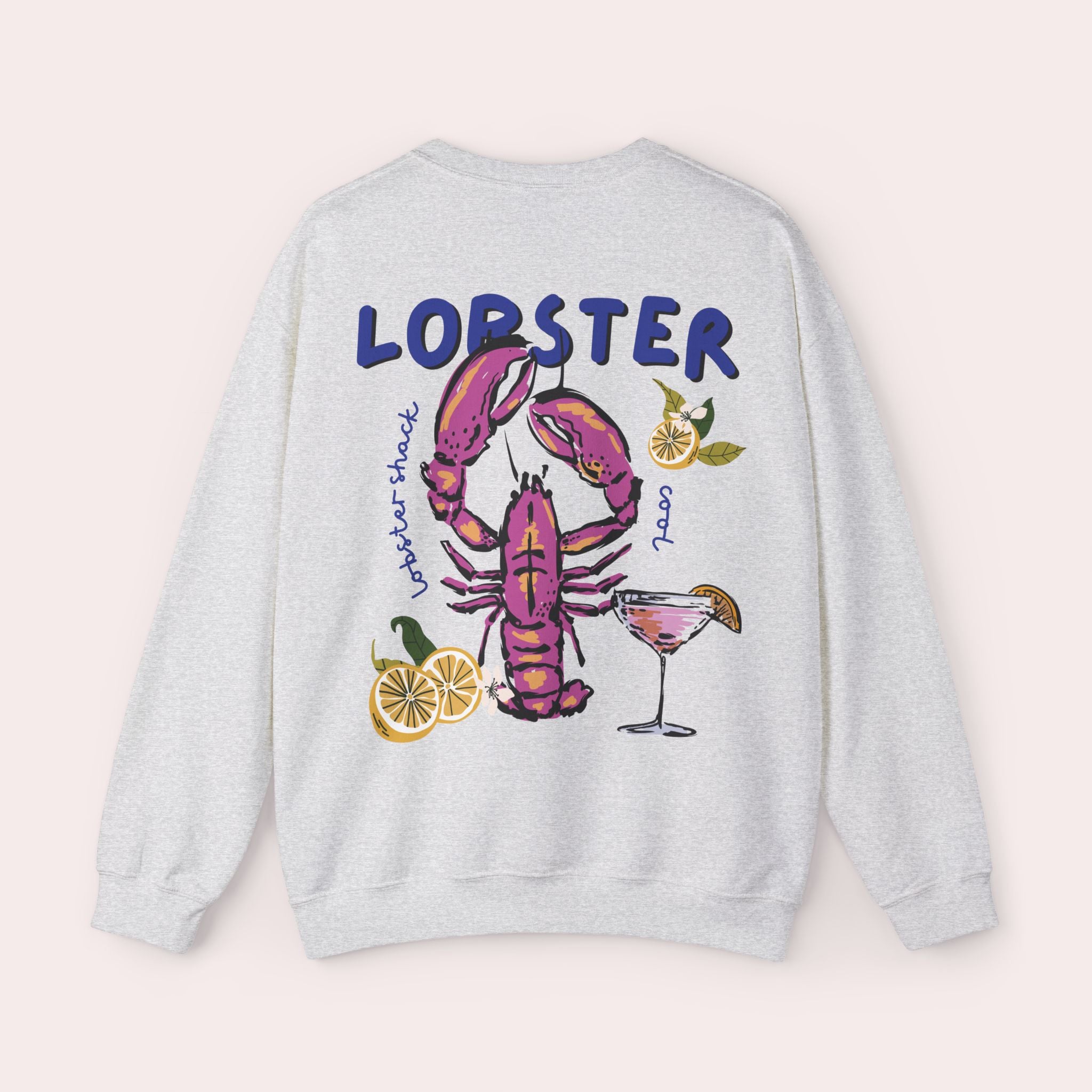 Colorful Lobster Crewneck Sweatshirt