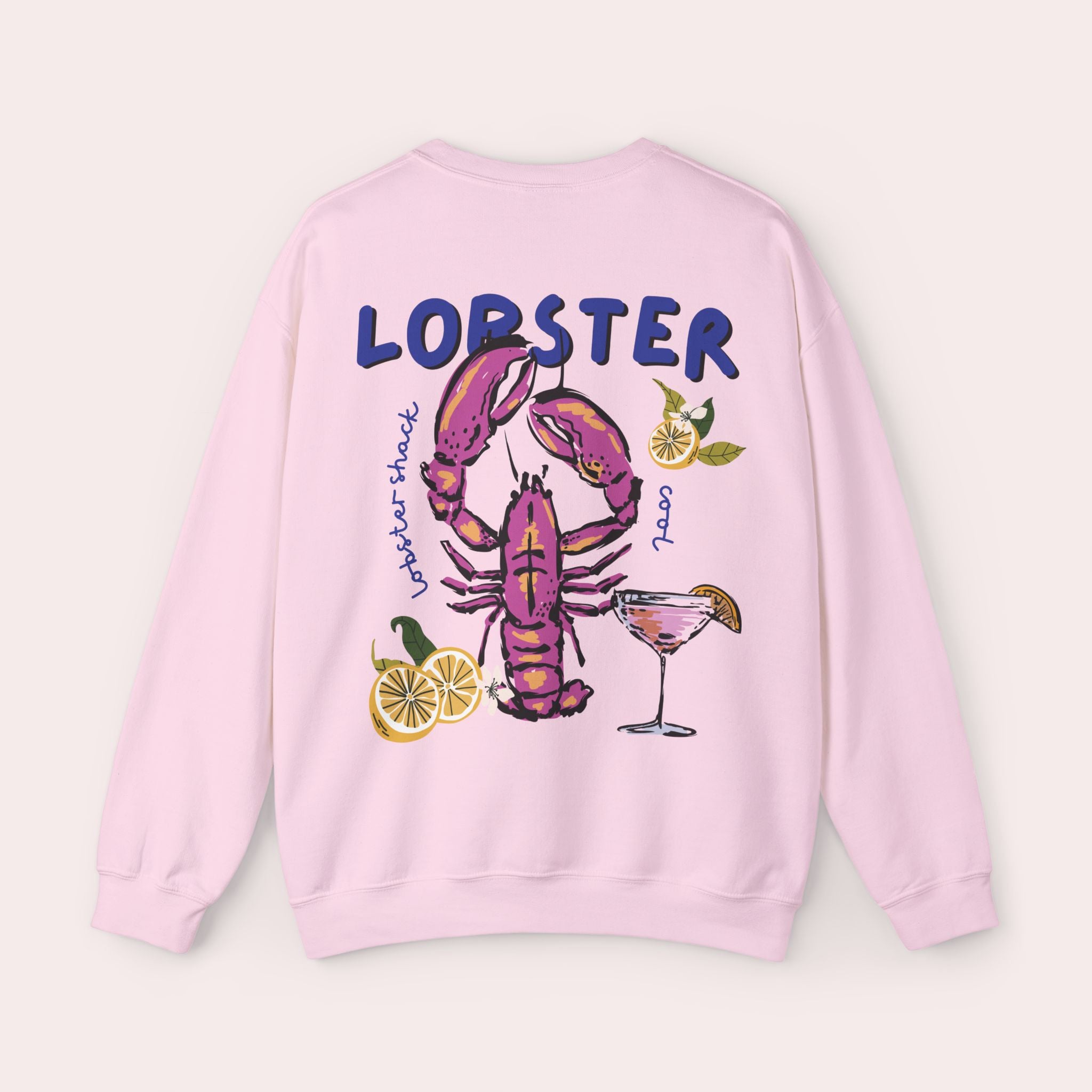 Colorful Lobster Crewneck Sweatshirt