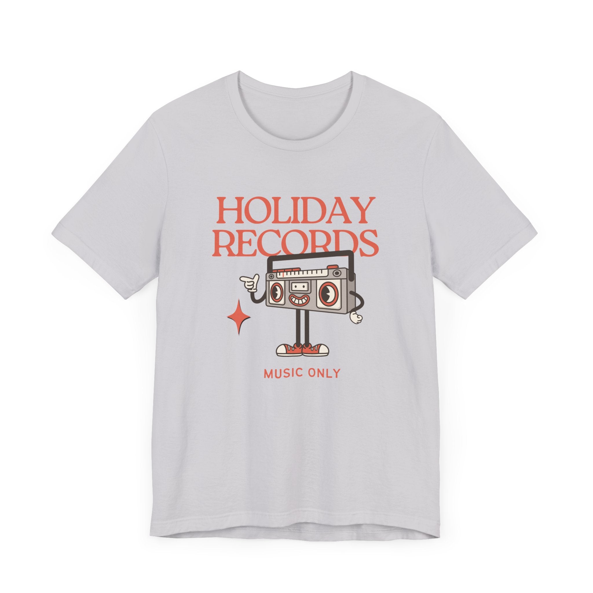 Holiday Records Music Only Unisex Tee - Retro Vibe T-Shirt for Music Lovers