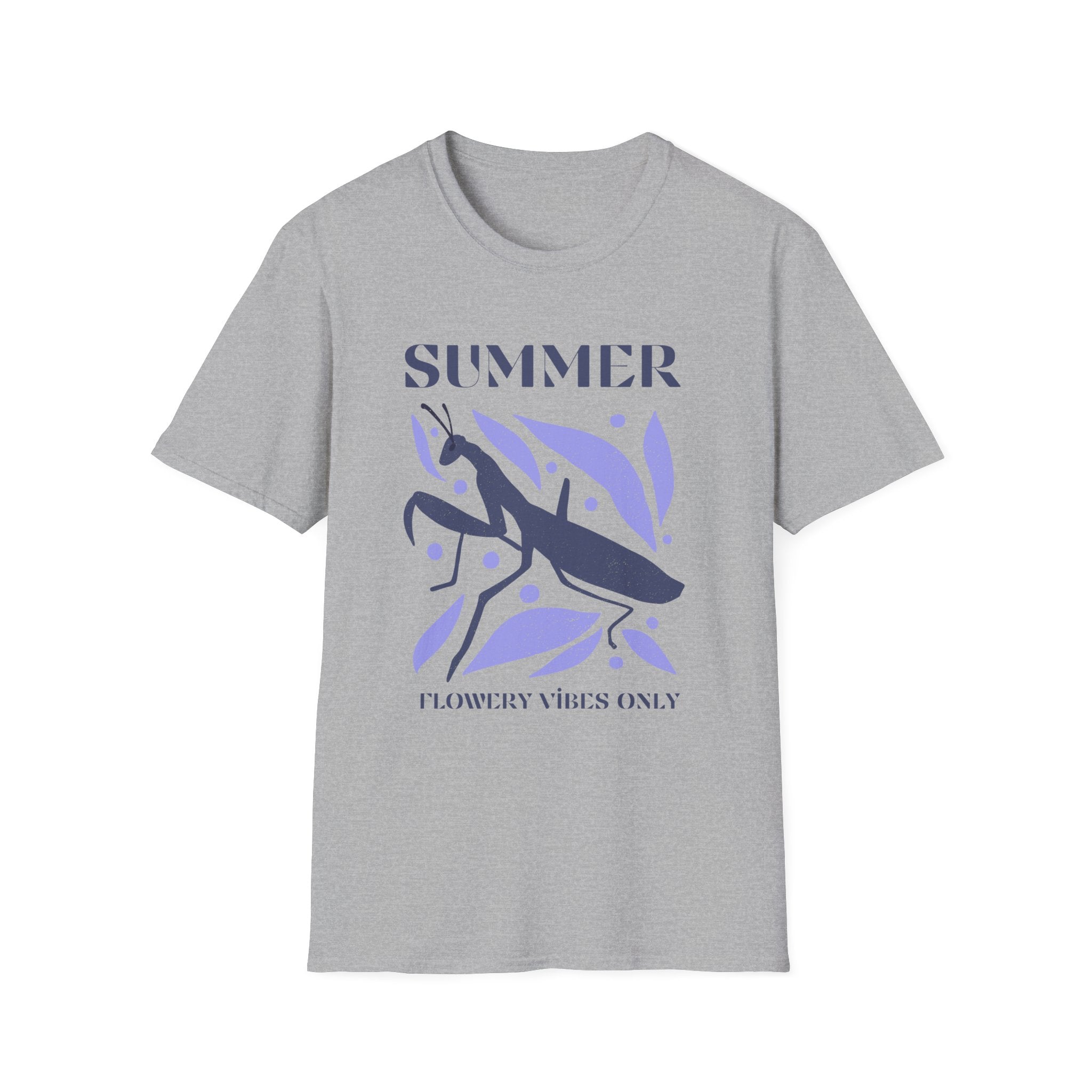 Summer Flower Vibes Unisex Softstyle T-Shirt