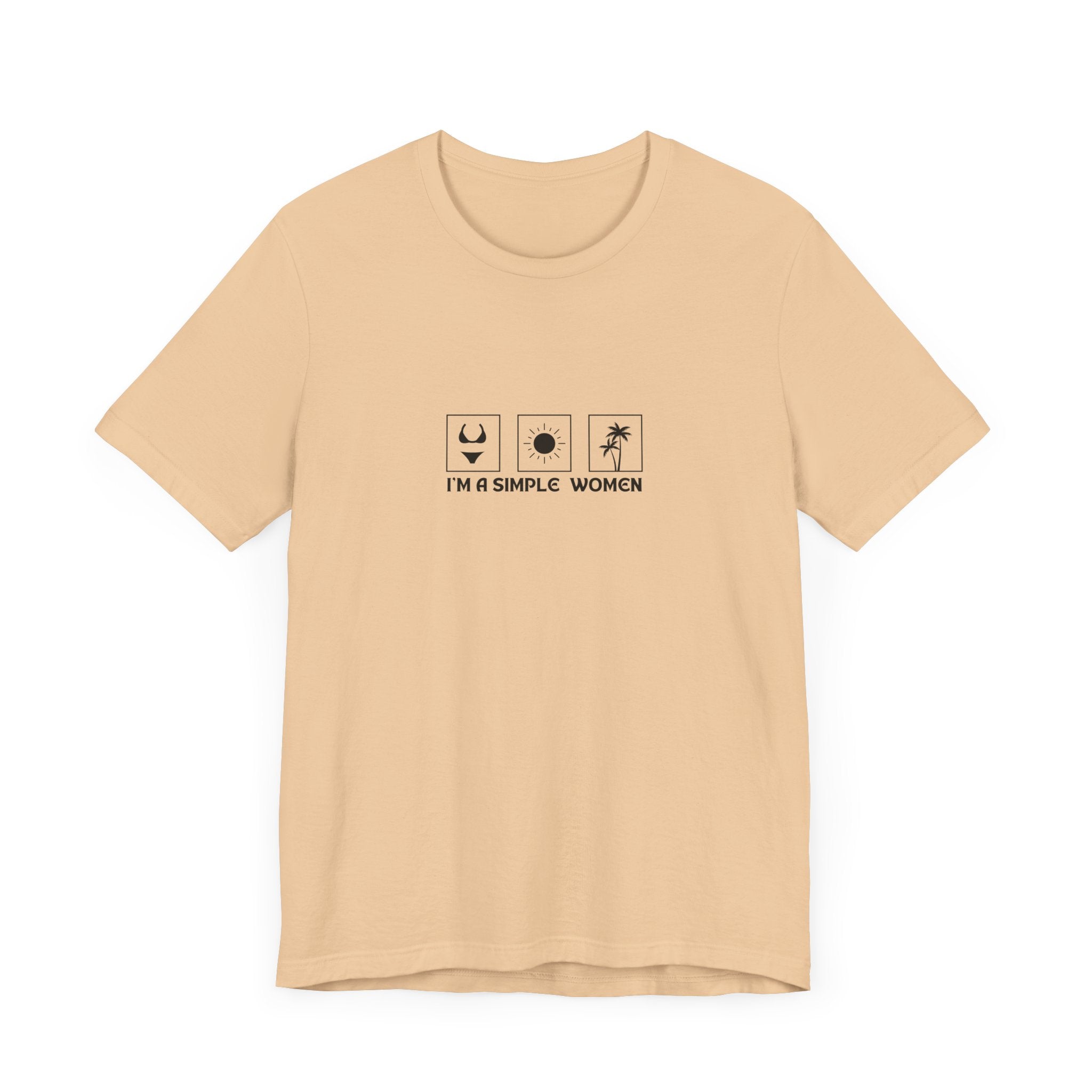 Simple Women Graphic Tee - Unisex Jersey Short Sleeve T-Shirt