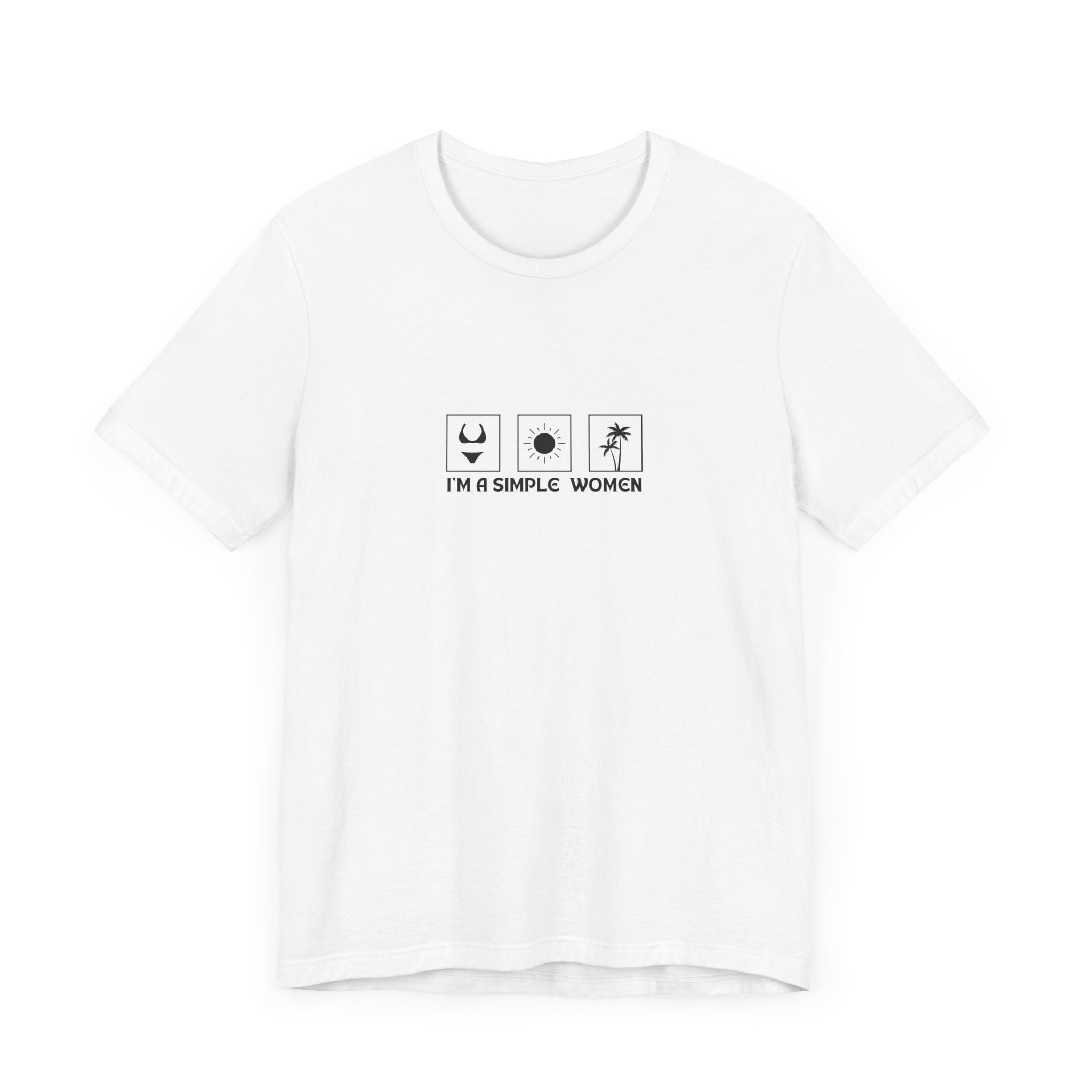Simple Women Graphic Tee - Unisex Jersey Short Sleeve T-Shirt