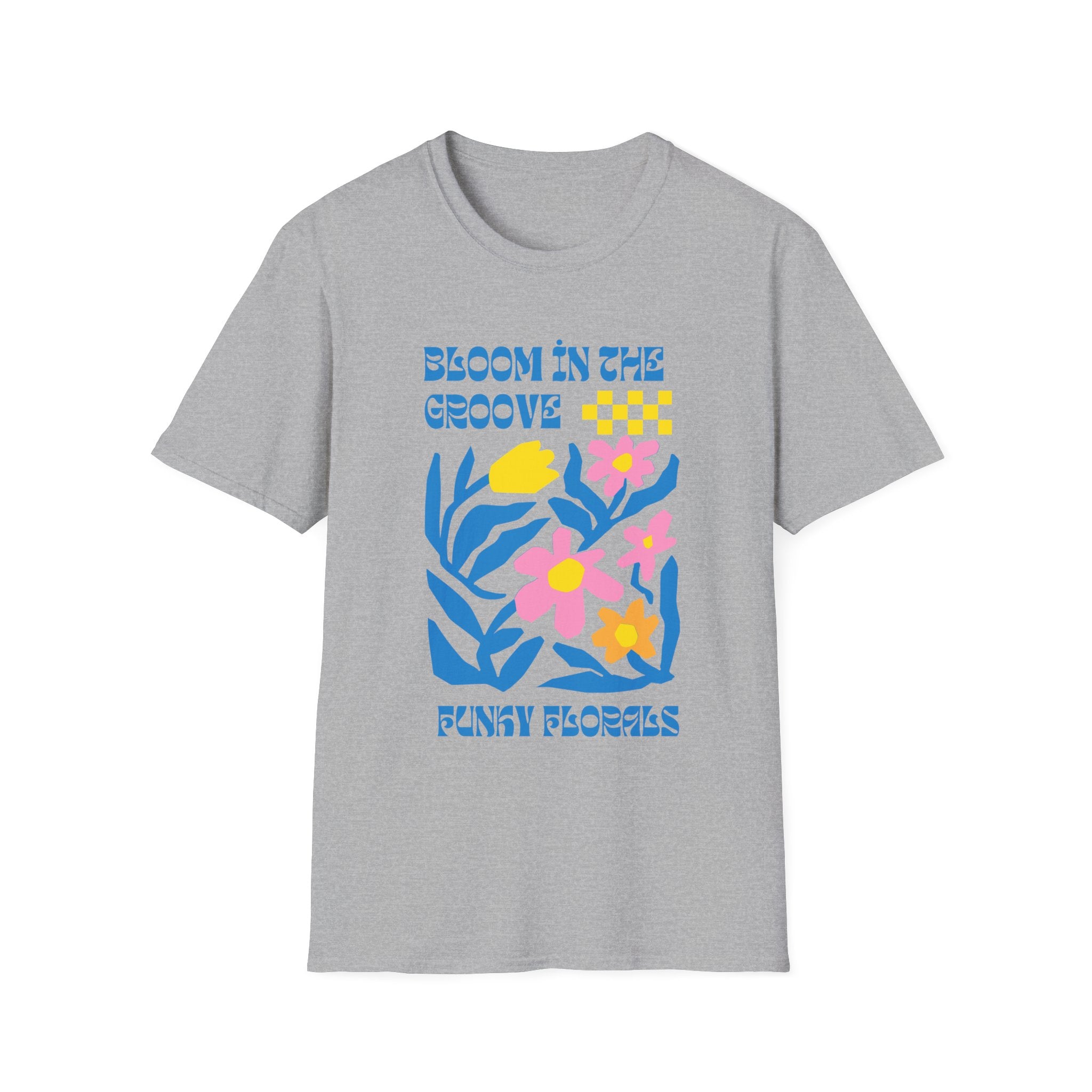 Bloom in the Groove Floral Unisex T-Shirt