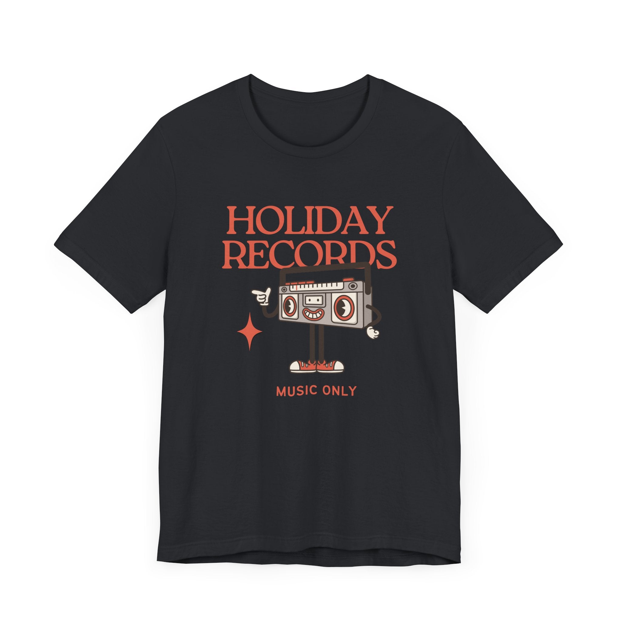 Holiday Records Music Only Unisex Tee - Retro Vibe T-Shirt for Music Lovers