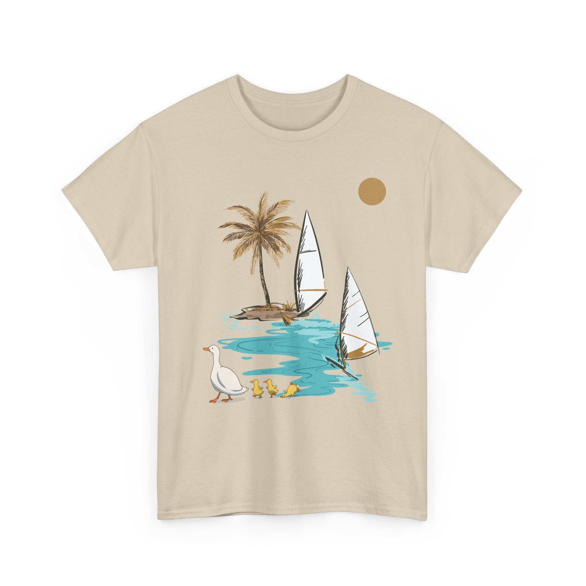 Tropical Paradise Unisex Heavy Cotton Tee – Summer Vibe Apparel